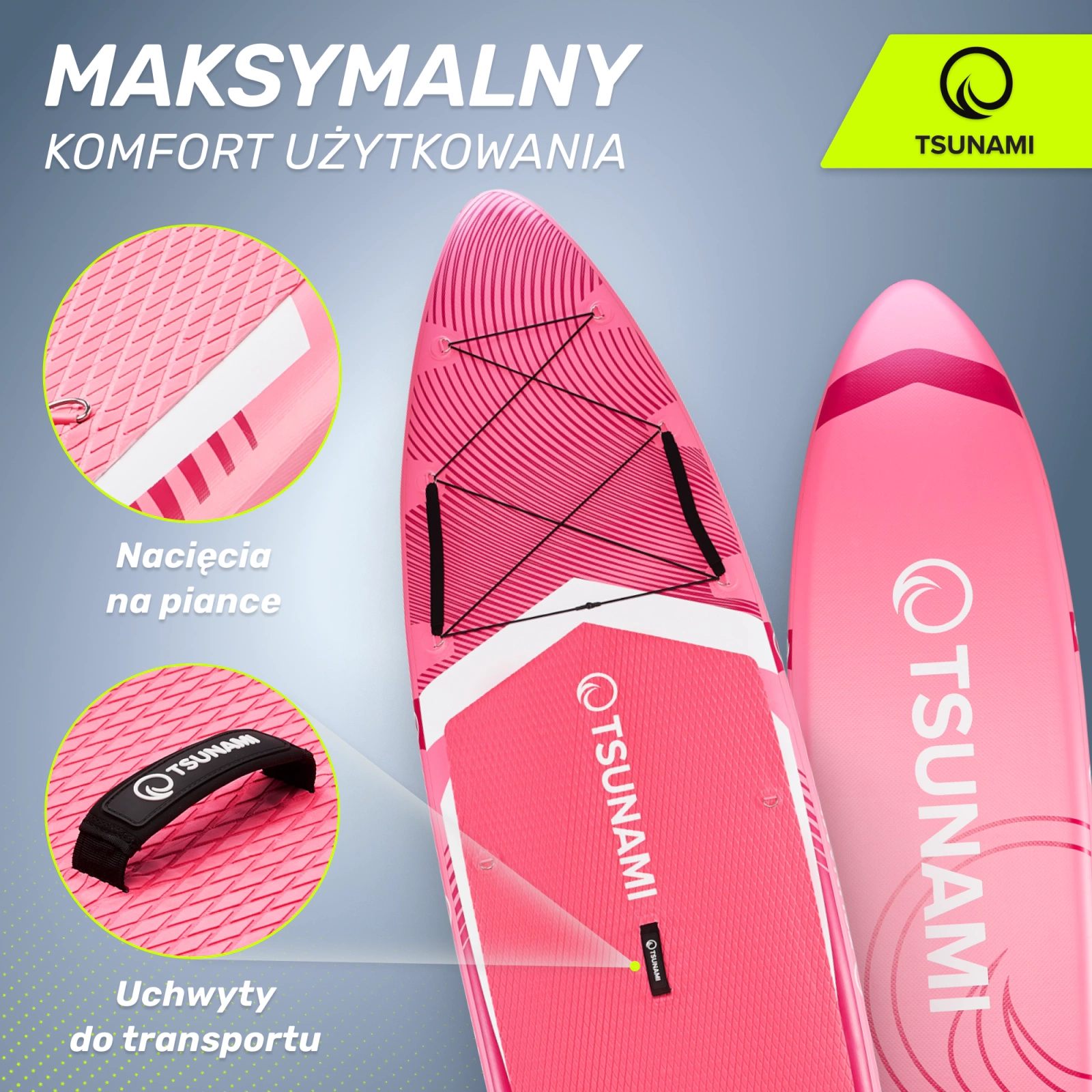 deska SUP pompowana do plywania