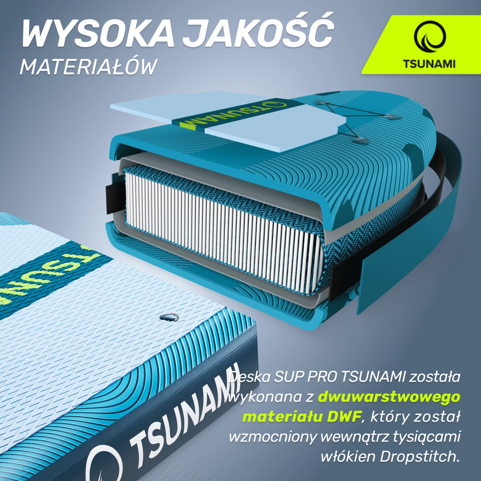 deska SUP pompowana do plywania