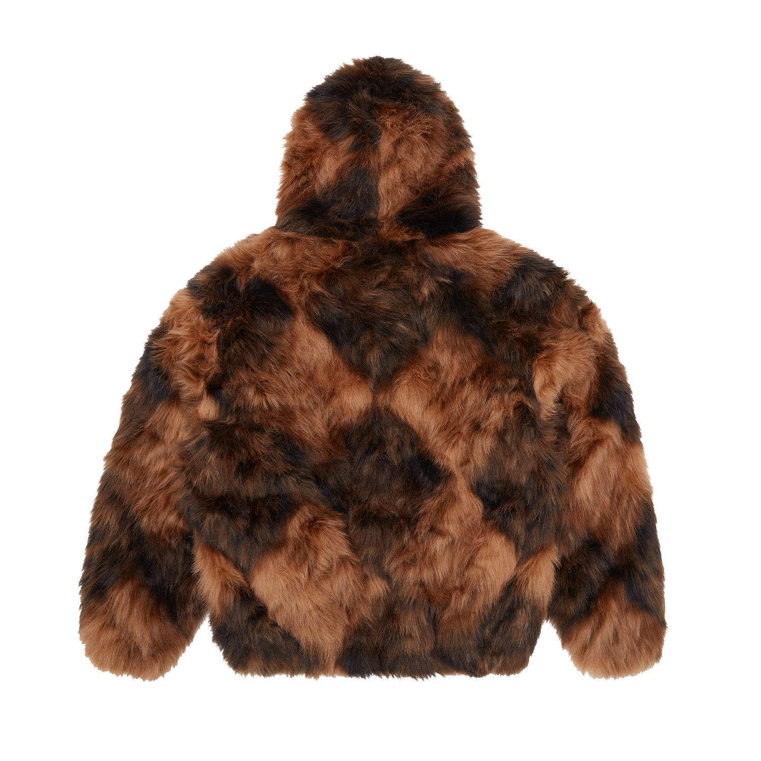 PELT HOODED FUR JACKET [FAWN]