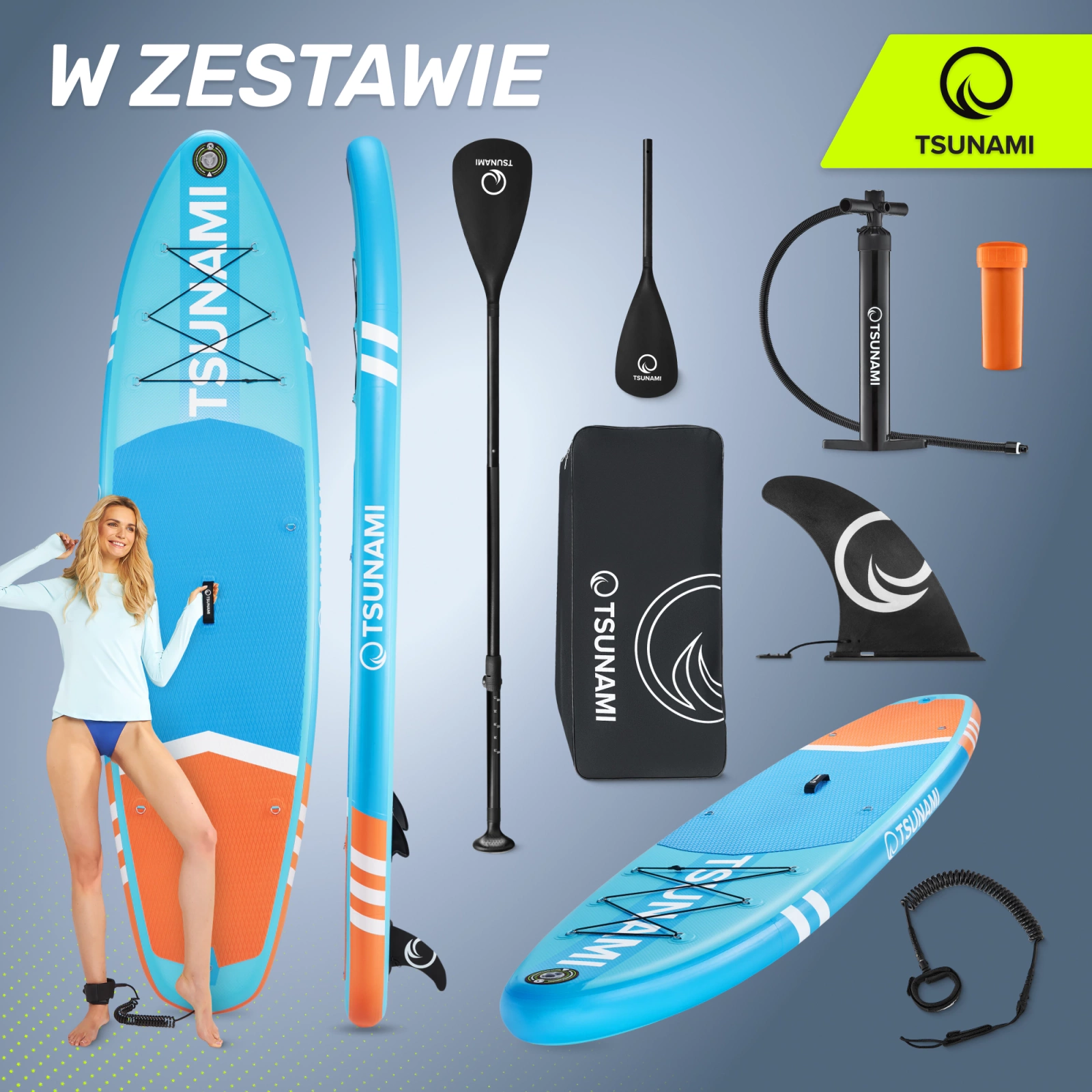 pompowana deska do plywania sup
