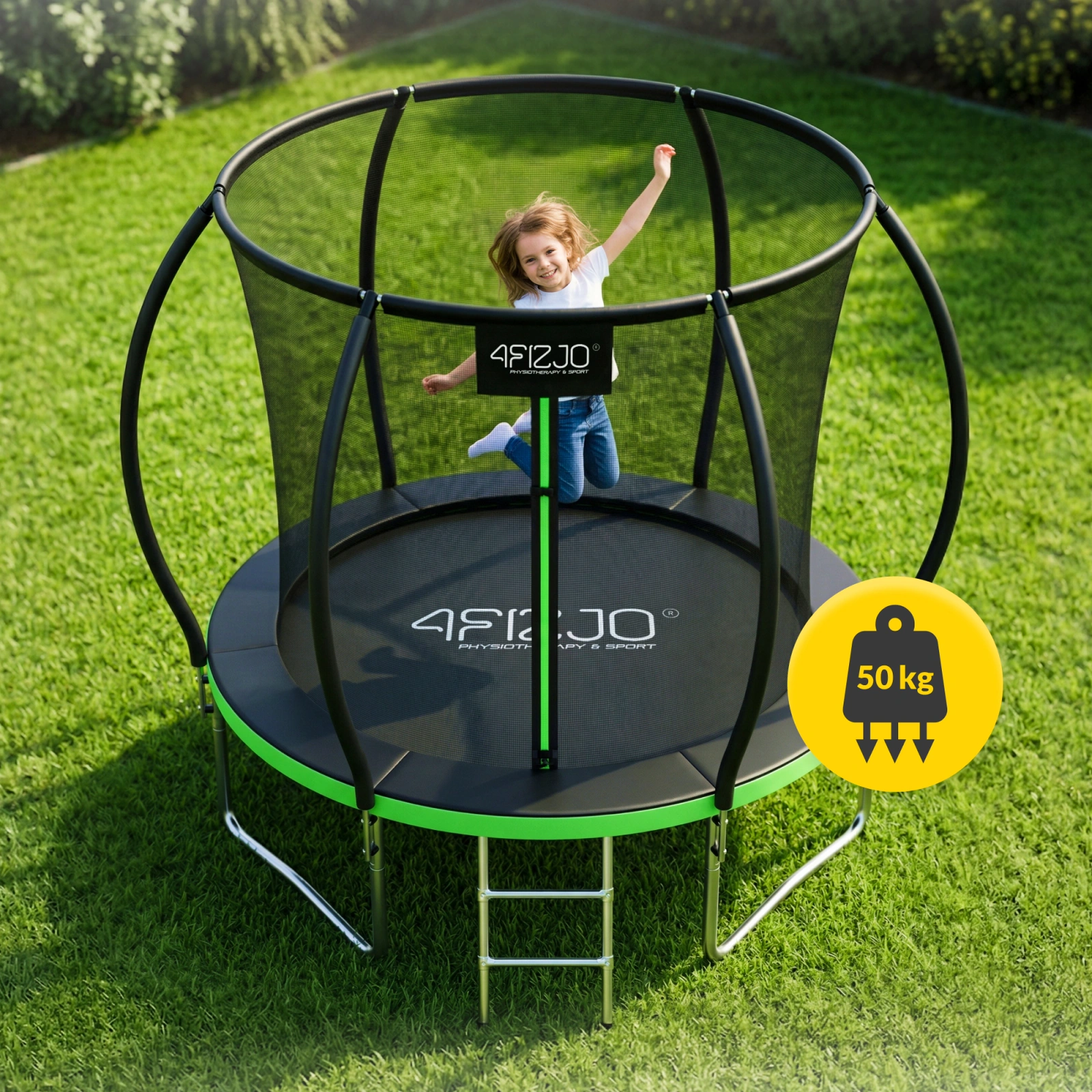 trampolina dla dzieci ogrodowa bezpieczna