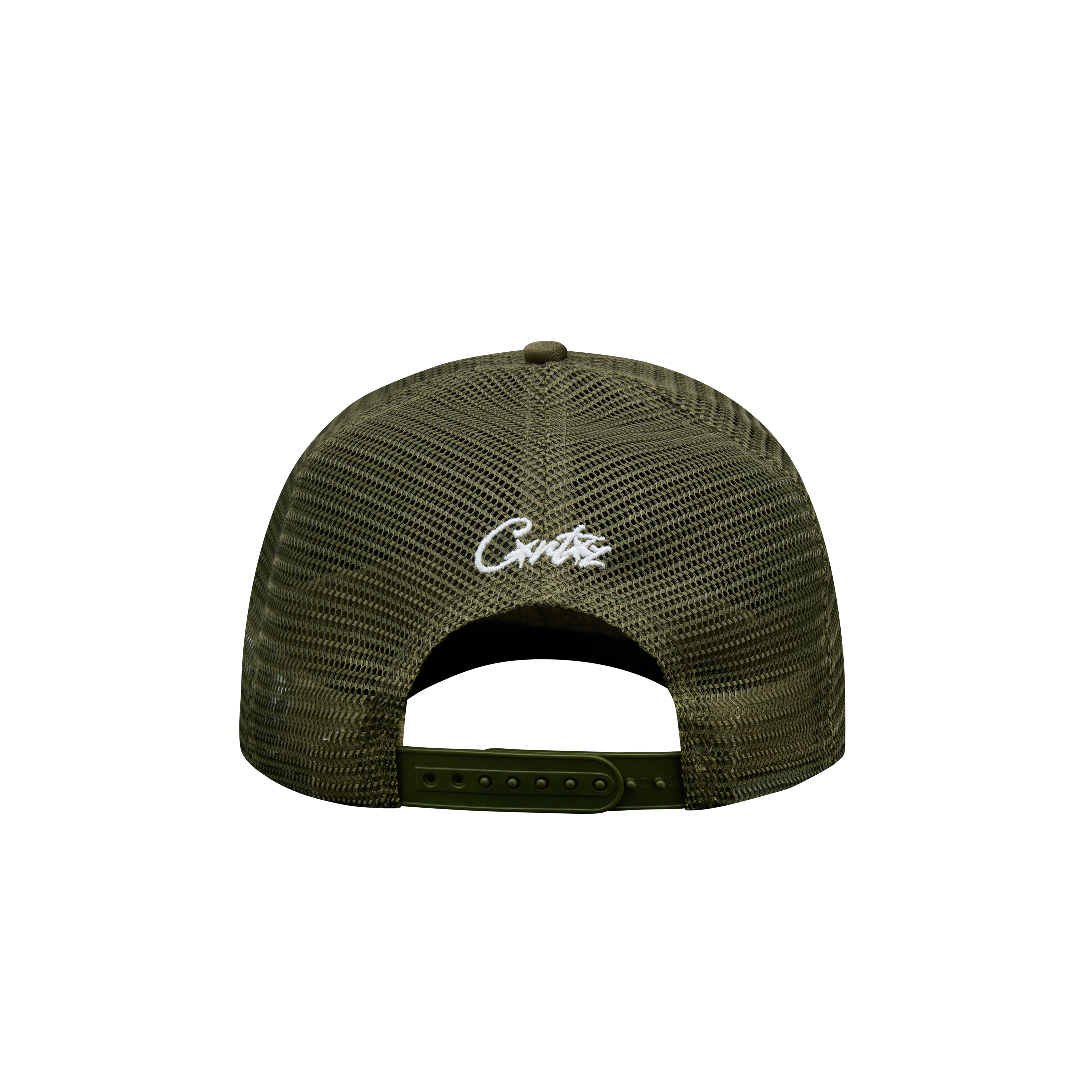 ISLAND PUFF PRINT TRUCKER HAT [WOODLAND CAMO]
