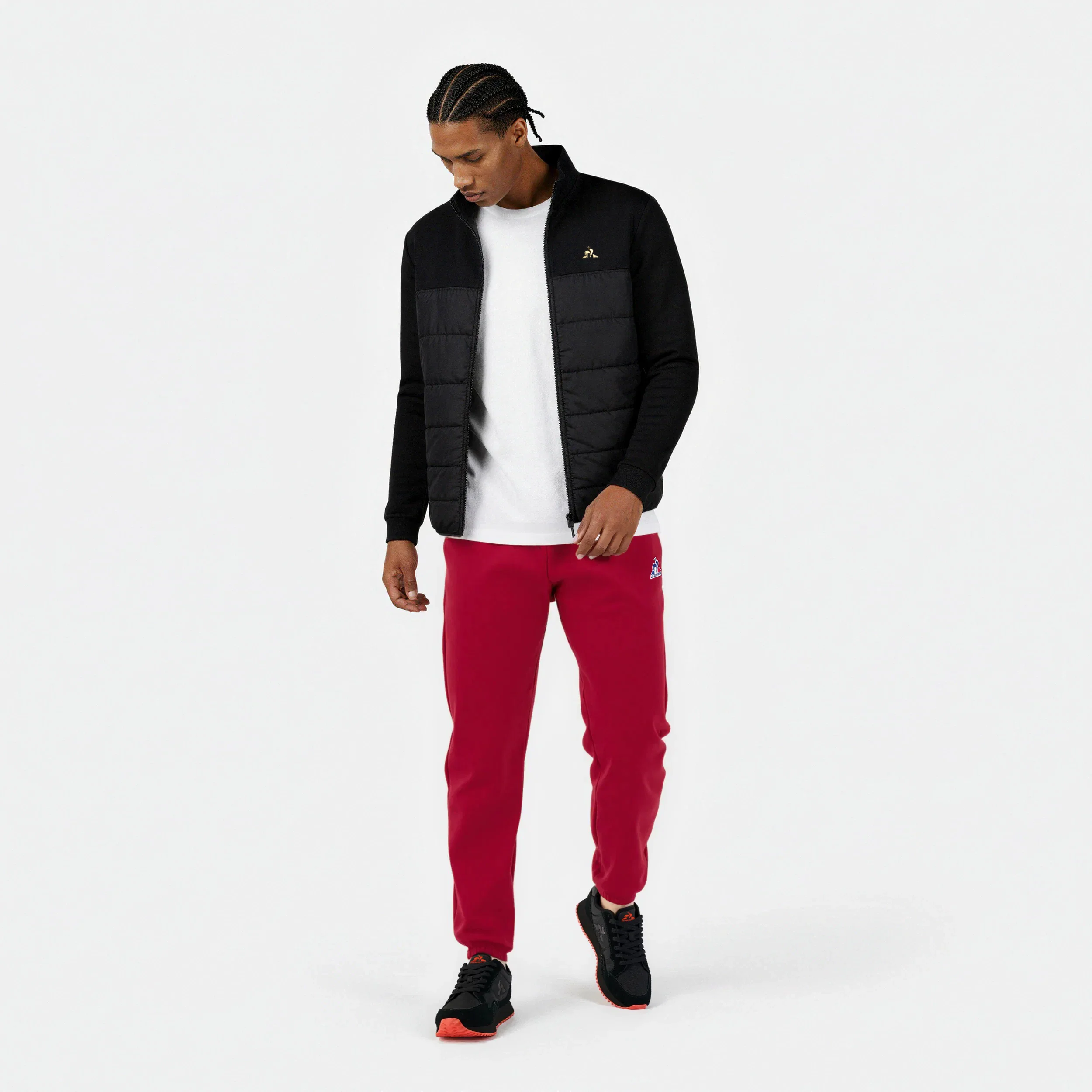 Coq d'OrMen's zip-up sweatshirt                MEN'S SIZE GUIDE