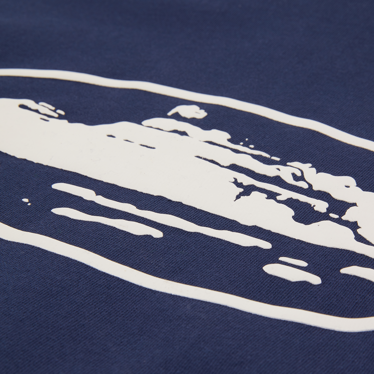 ISLAND PUFF PRINT ZIP HOODIE [OFF WHITE]