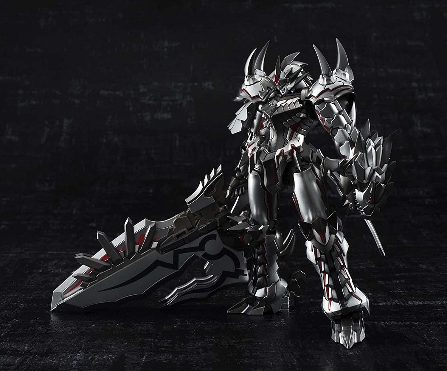 Chogokin Ka signature - Monster Hunter G Class Henkei Silver Rathalos Weathering Silver 