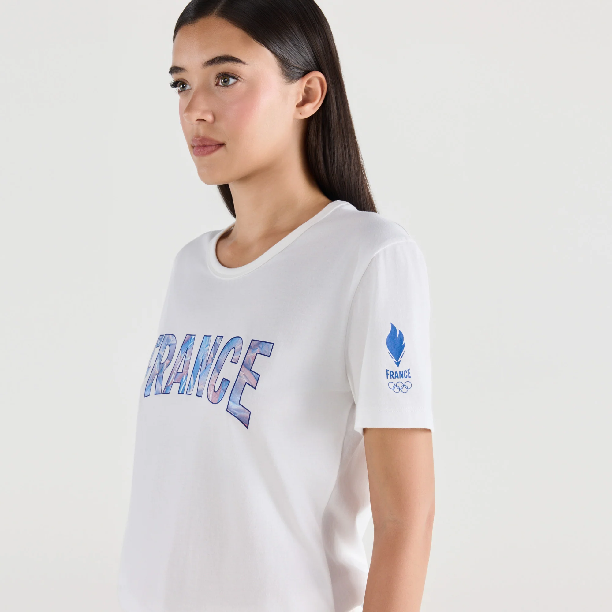 French Olympic TeamWomen's Printed FRANCE T-shirt                WOMEN'S SIZE GUIDE