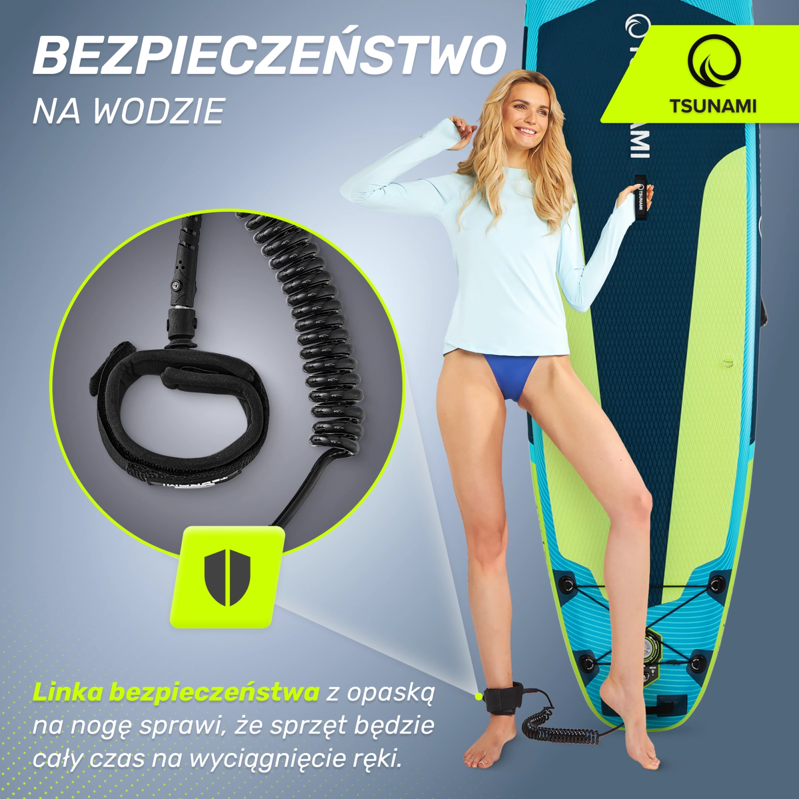 deska SUP pompowana do plywania
