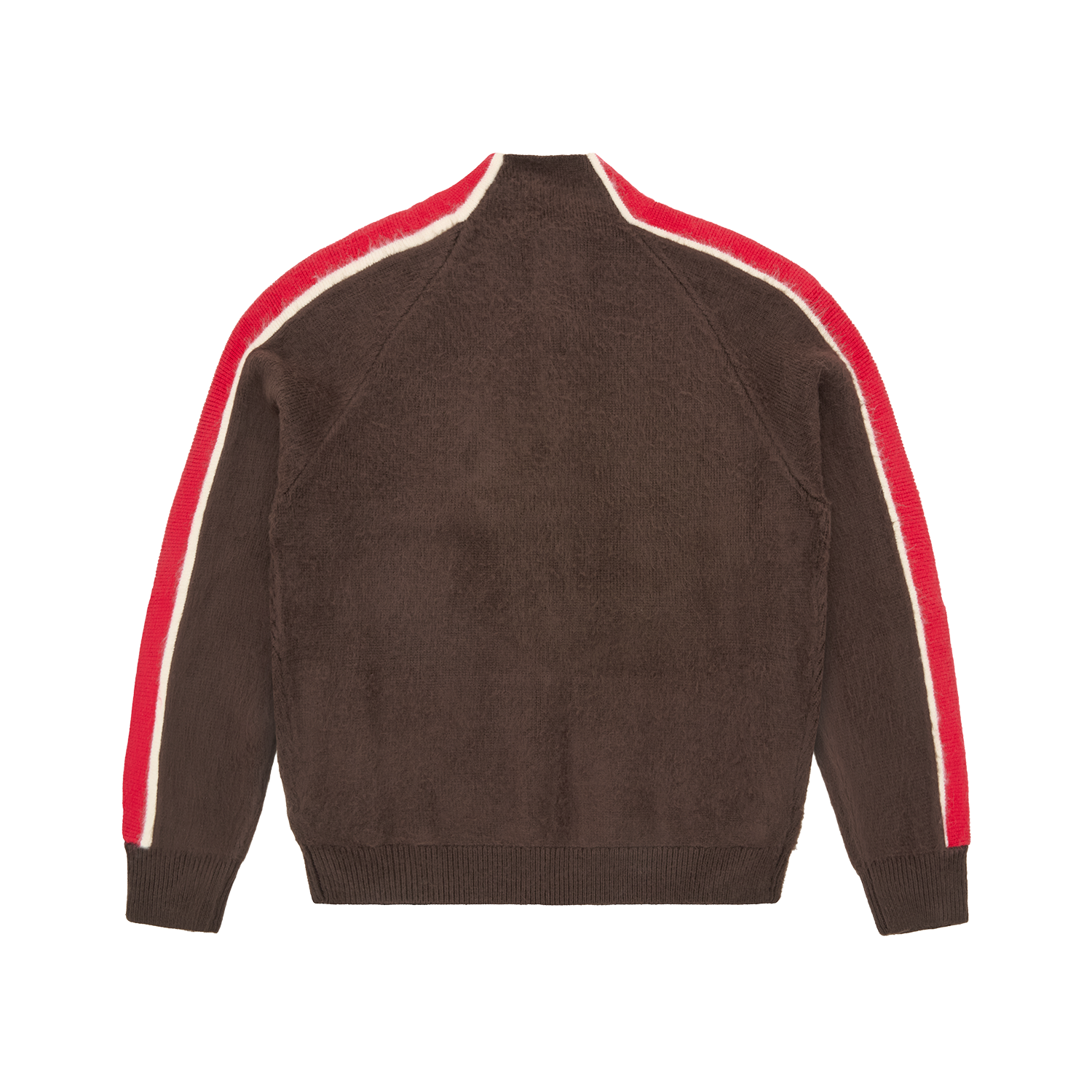 MULTI STRIPE KNIT ZIP UP [NAVY]