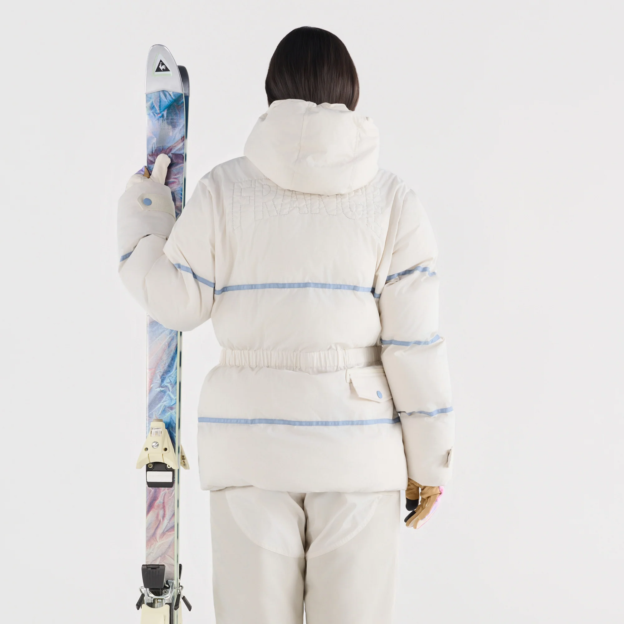 French Olympic TeamUnisex Water-Repellent Saharan Puffer Jacket with Hood                MEN'S SIZE GUIDE