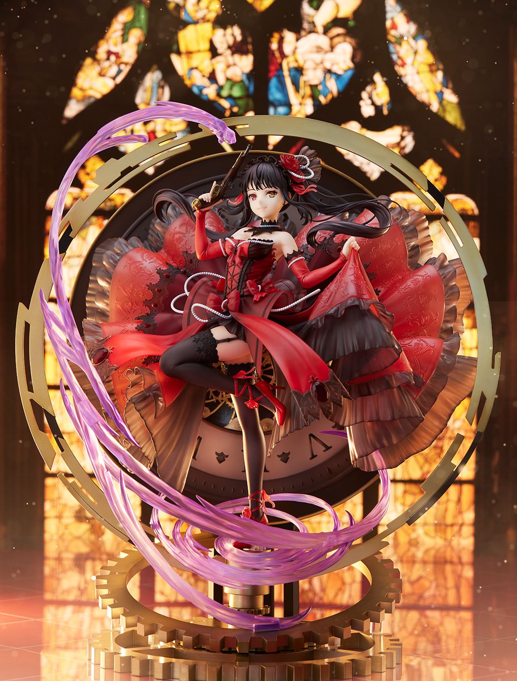 Date A Bullet: Dead or Bullet- Tokisaki Kurumi - Pigeon Blood Ruby Dress Ver. 1/7th Scale Figure