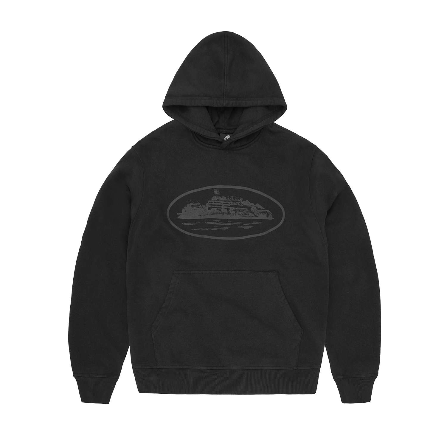 ALCATRAZ HOODIE [BLACK & WHITE]
