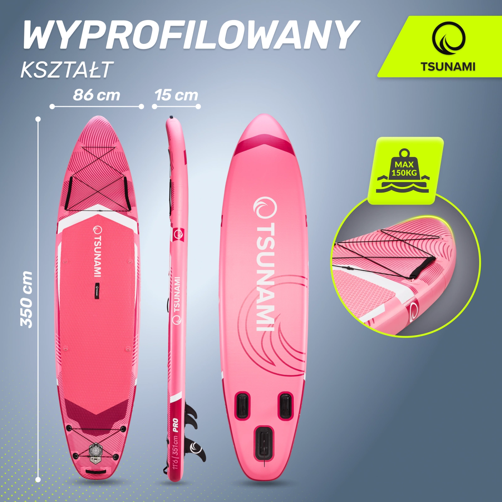deska SUP pompowana do plywania