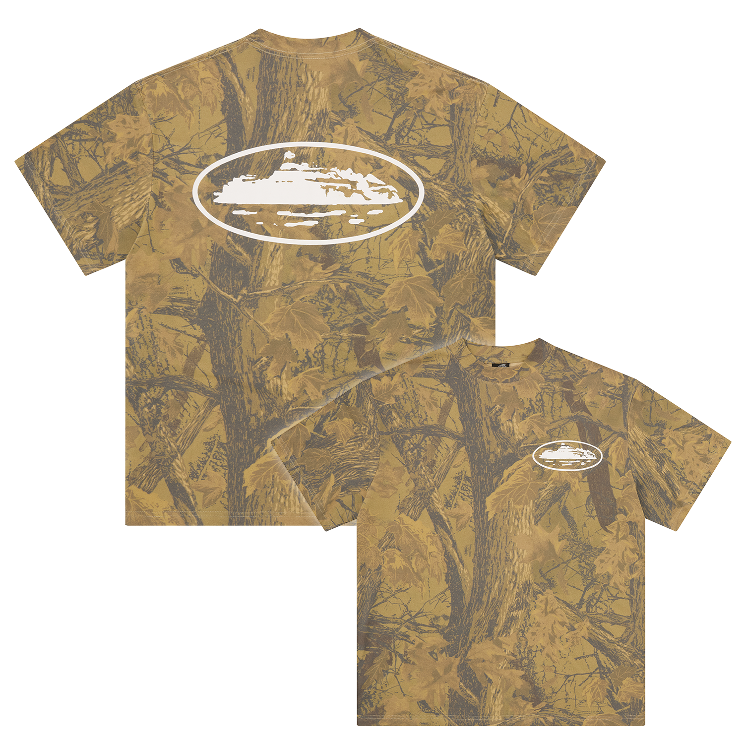 ISLAND PUFF PRINT TEE [OLIVE]