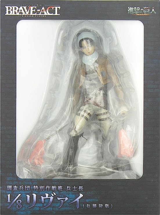 BRAVE-ACT - Attack on Titan: Levi (Cleaning Ver) 1/8 Complete Figure [Animate. Gamers. Stellar Works. Union Creative Online Exclusive]