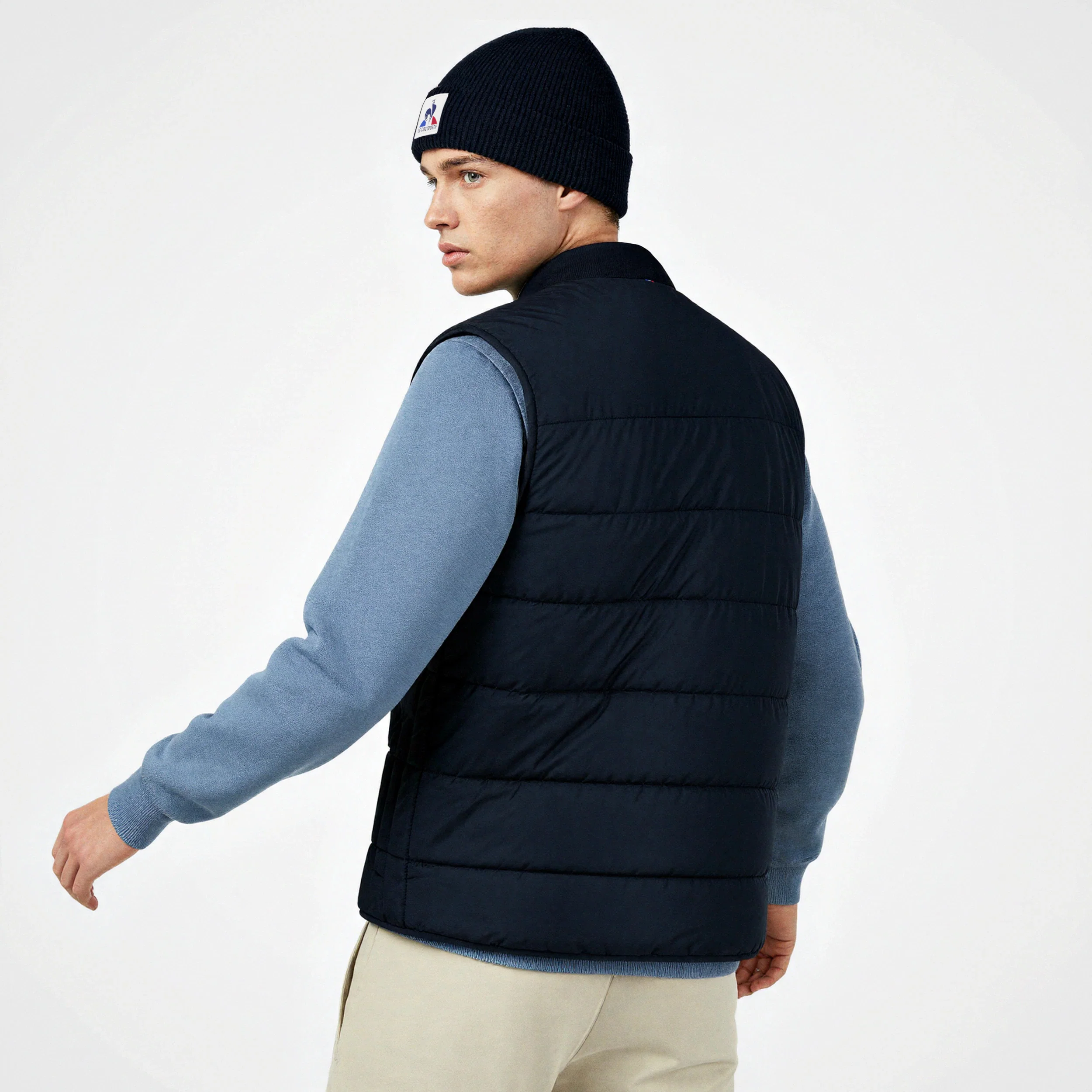 Ton sur tonMen's Sleeveless Down Jacket                MEN'S SIZE GUIDE