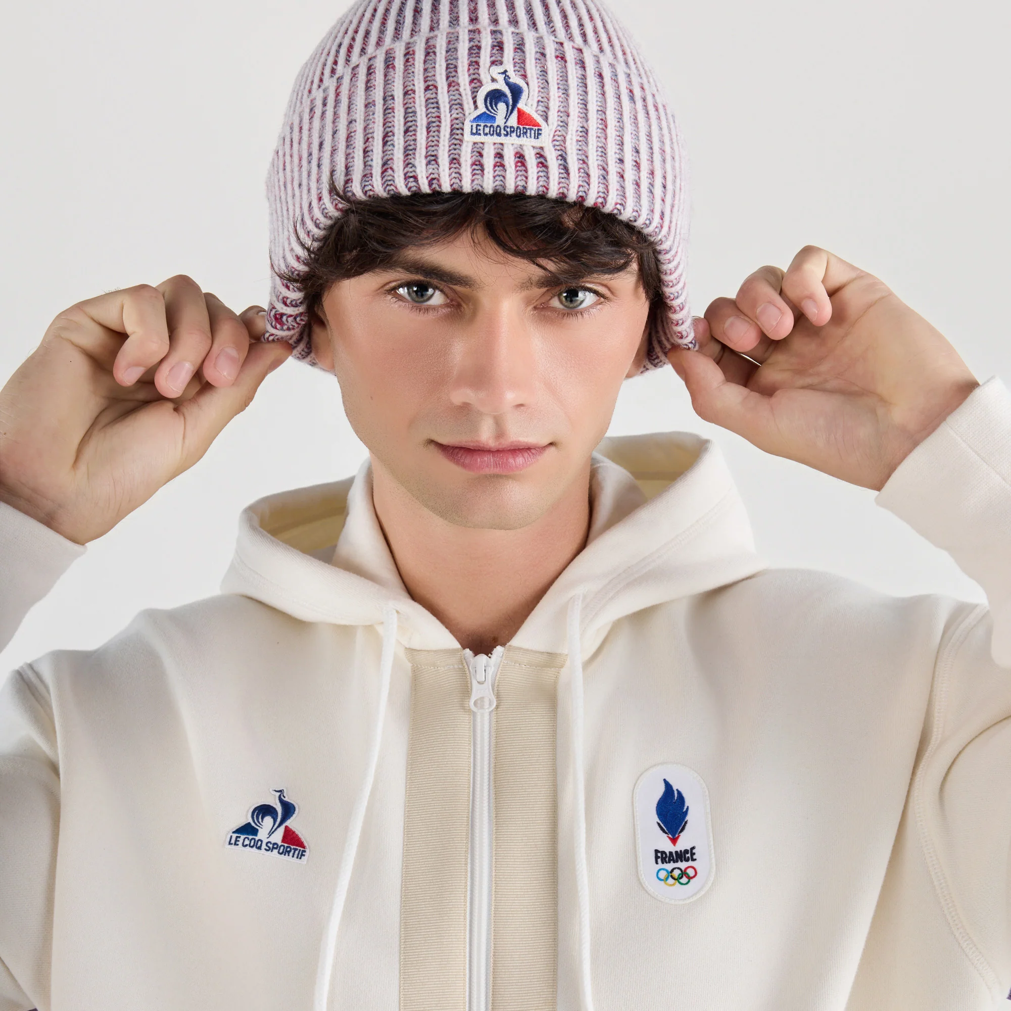 French Olympic TeamUnisex Hybrid Hoodie                MEN'S SIZE GUIDE