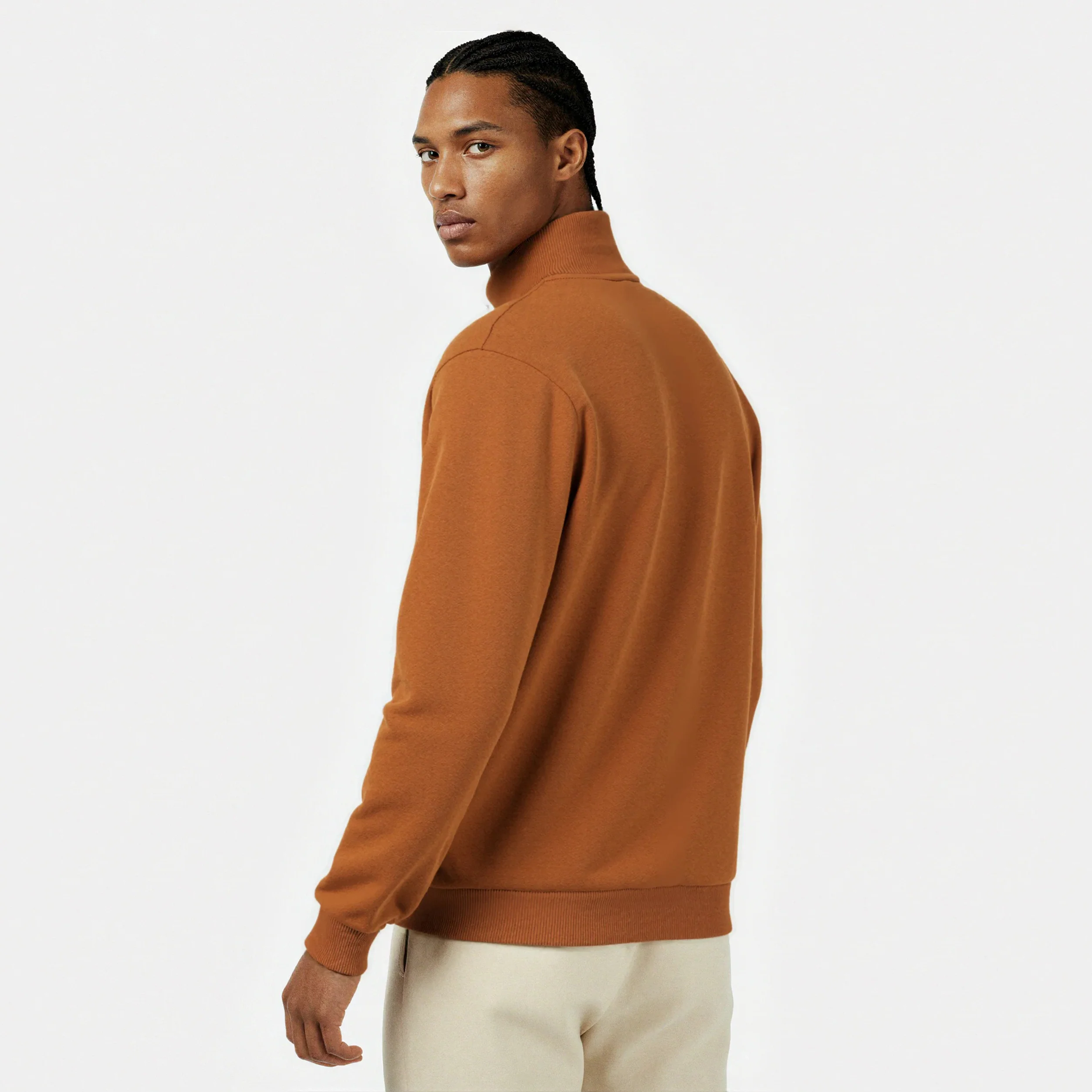 Ton sur tonMen's zipped sweatshirt                MEN'S SIZE GUIDE