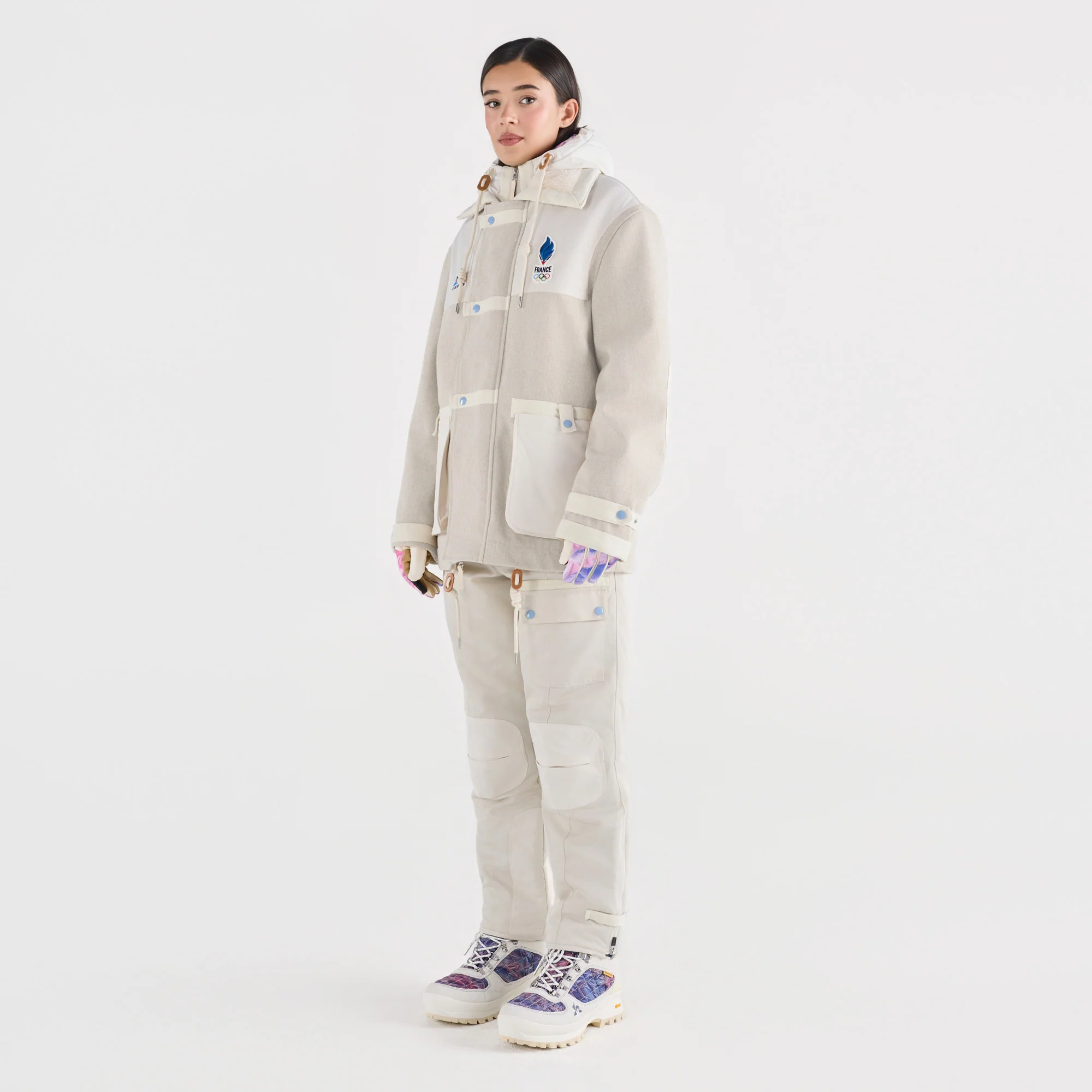 French Olympic TeamUnisex Podium coat with removable hood                MEN'S SIZE GUIDE