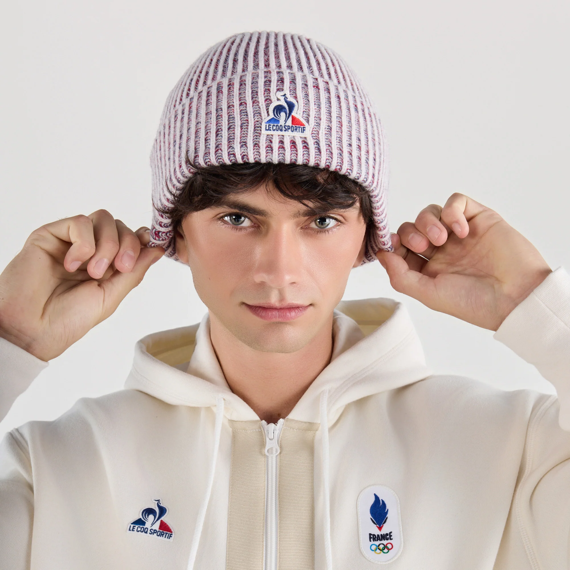 French Olympic TeamUnisex Knitted Beanie with Cuff