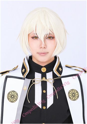 ”Touken Ranbu”Higekiri style cosplay wig