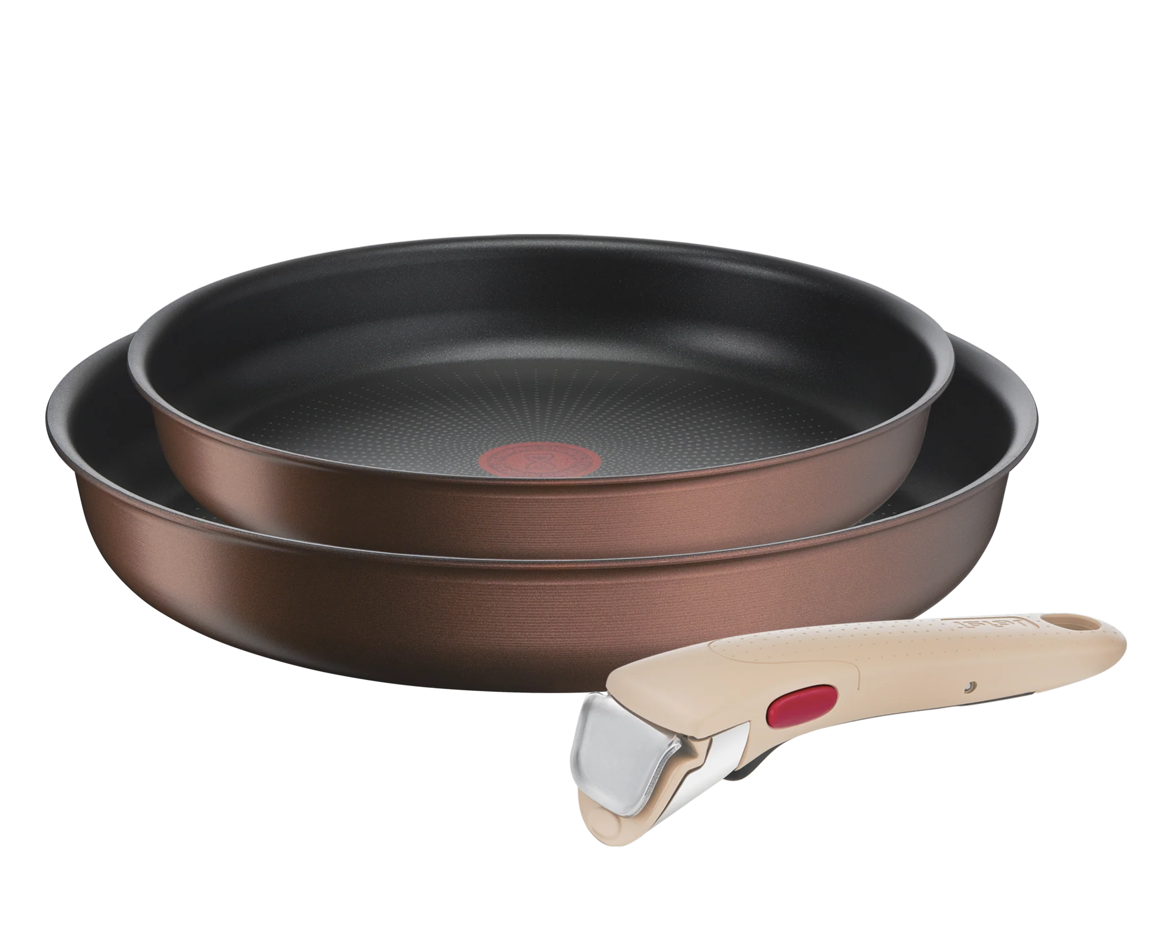 Tefal Ingenio Eco Respect Induction Non-stick 3pc Frypan Set