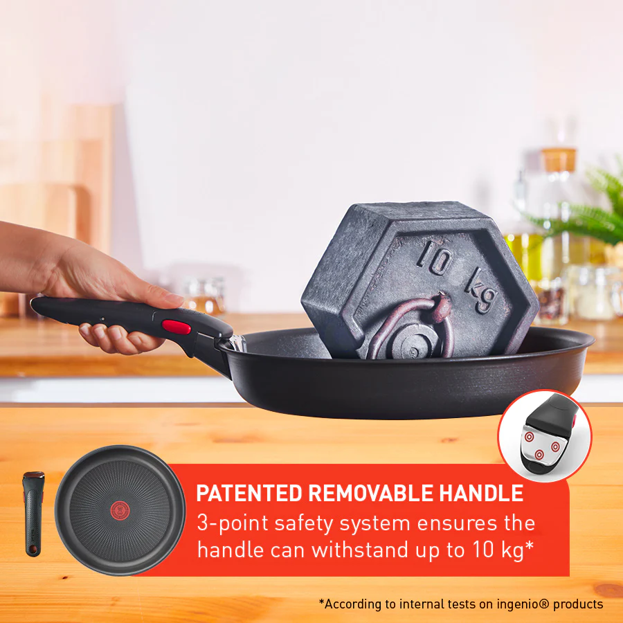 Tefal Ingenio XL Force Non-stick 3pc Frypan Set