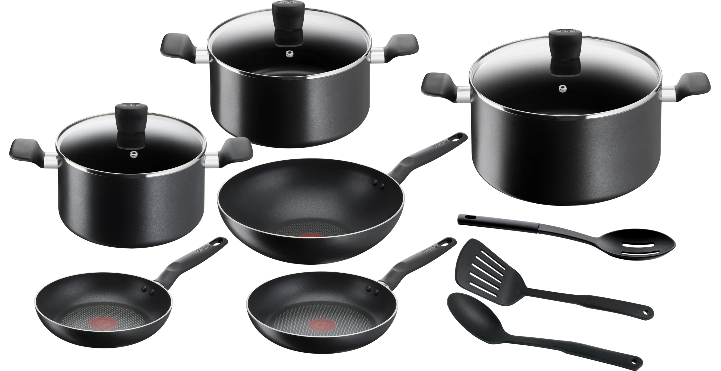 Tefal Super Cook Non Stick 6pc Cookware Set