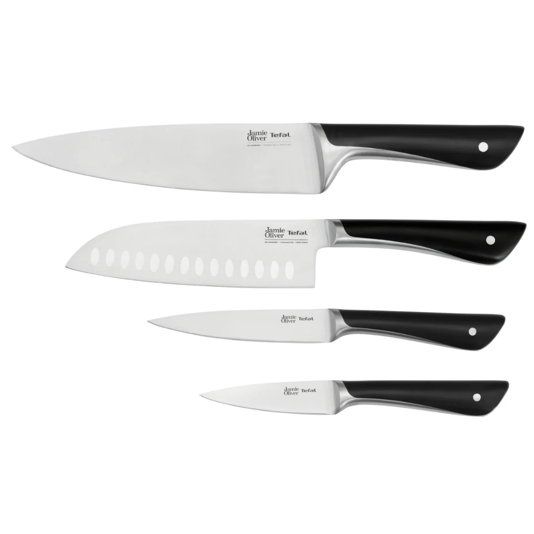 Jamie Oliver by Tefal Stainless Steel The Kitchen 4pc Knife Set