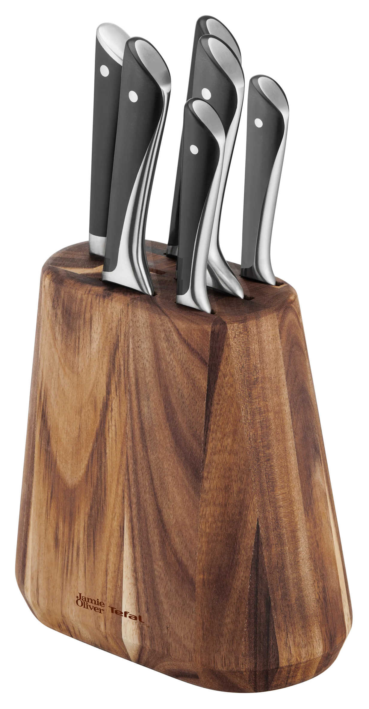 Jamie Oliver by Tefal Knife Block 6pc Set