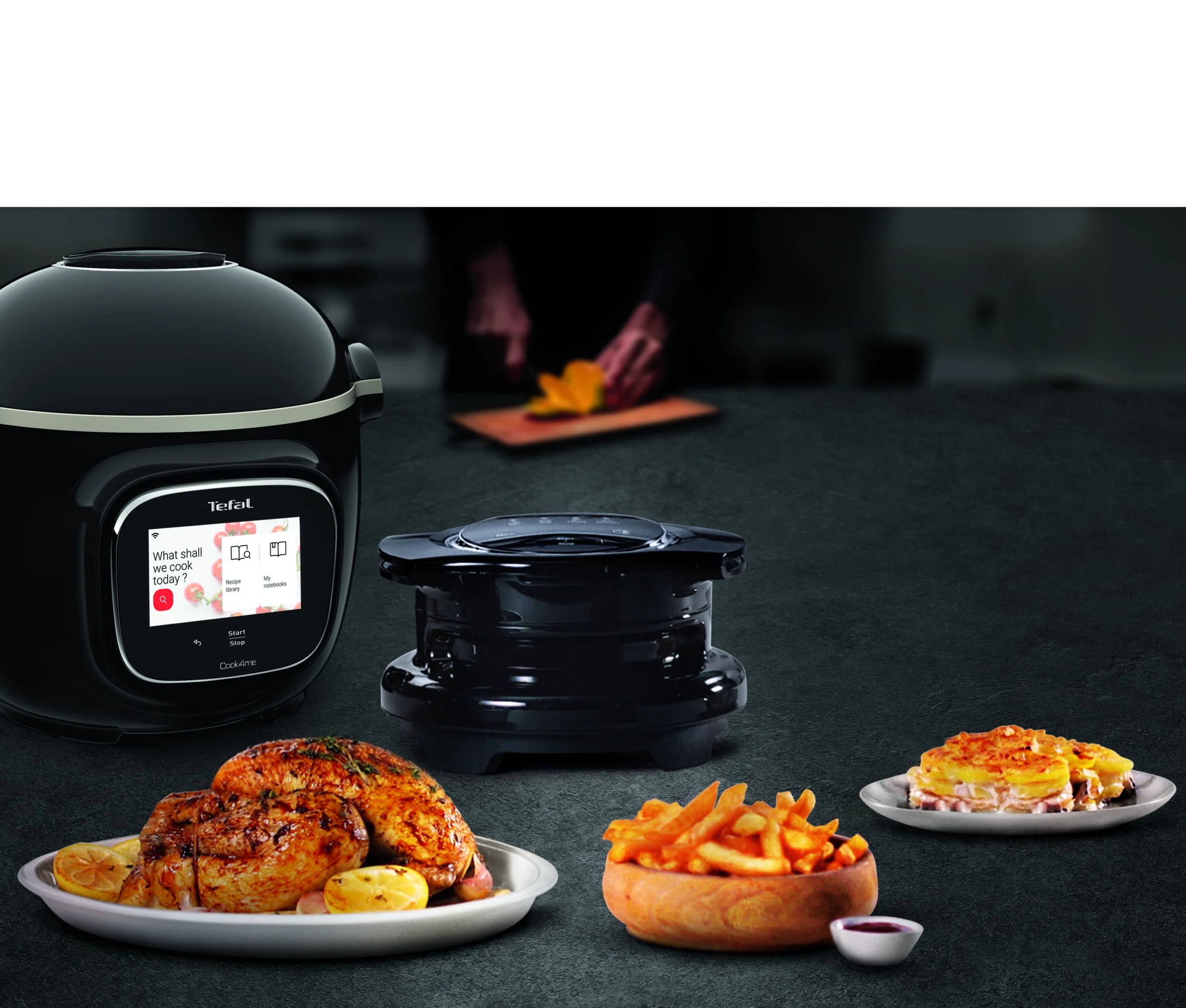 Tefal Cook4me Touch CY9128B Express Smart Multicooker & Pressure Cooker & BONUS Extra Crisp Lid
