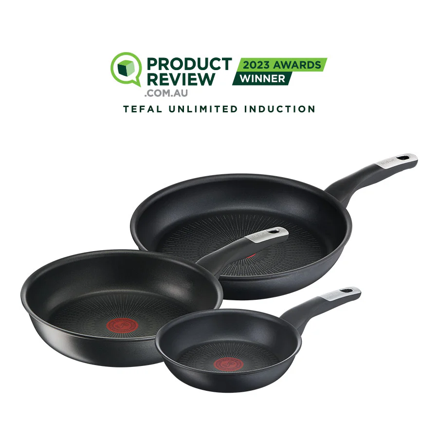 Tefal Unlimited Non-Stick Induction Triple Pack Frypan Set 20/26/30cm