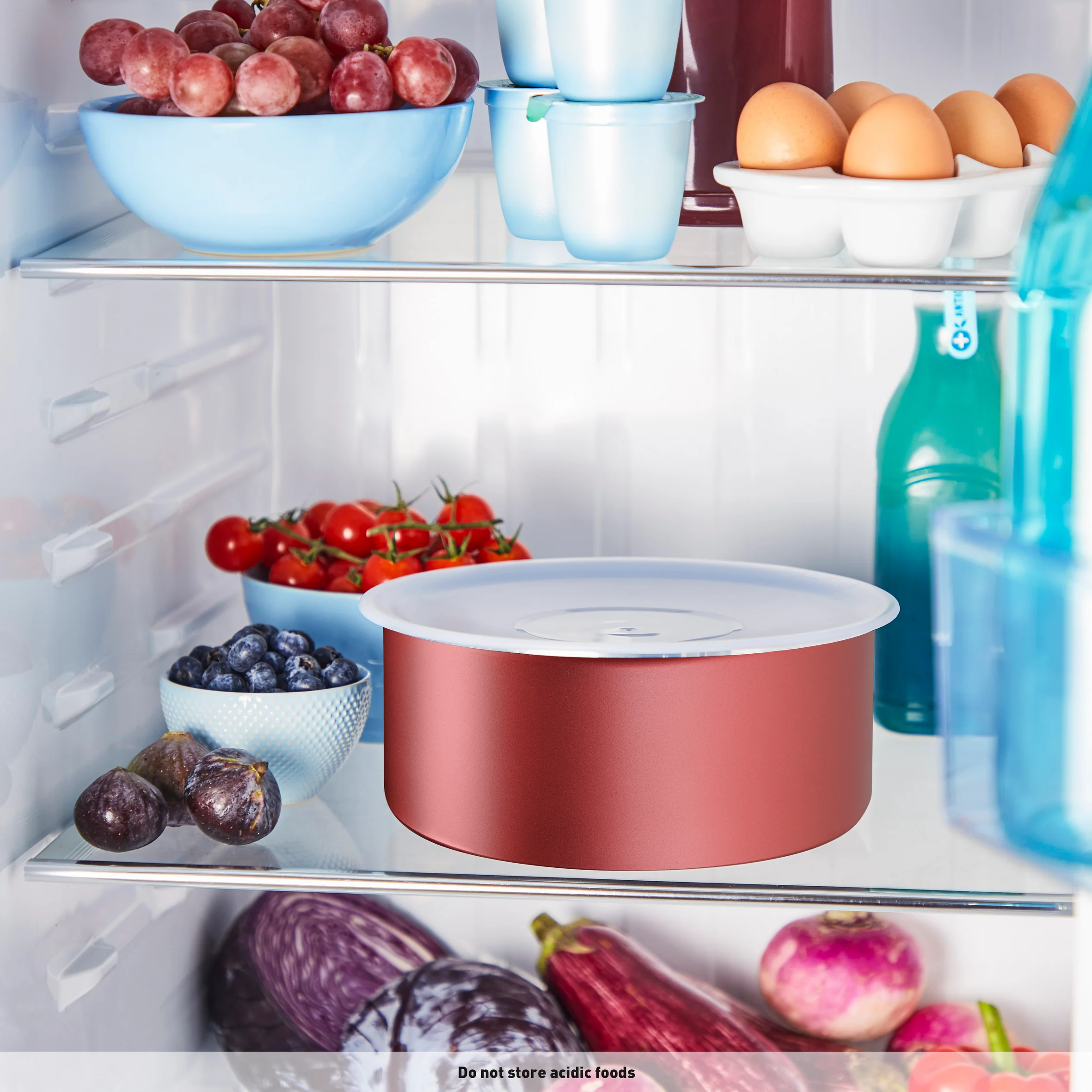 Tefal Ingenio XL Force Austral Red Non-Stick 6pc Set