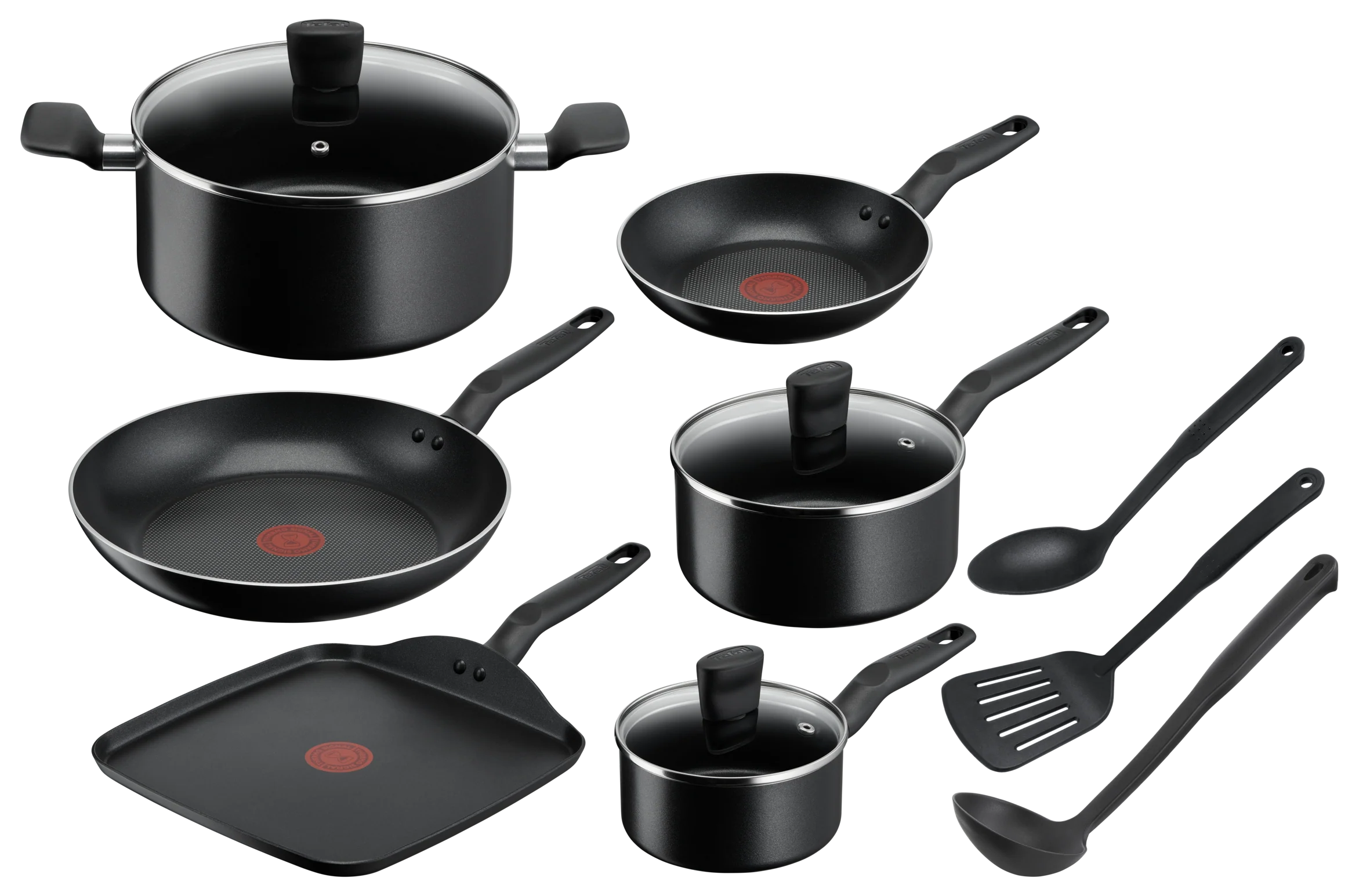 Tefal Essential Non-Stick 6pce Set + Utensils