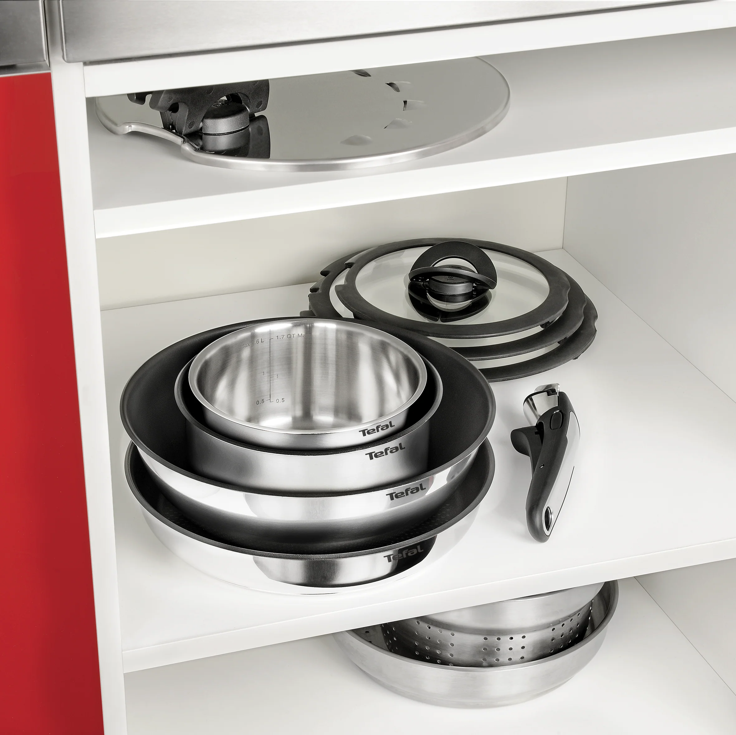Tefal Ingenio Emotion Stainless Steel Induction 4pc Mixed Set