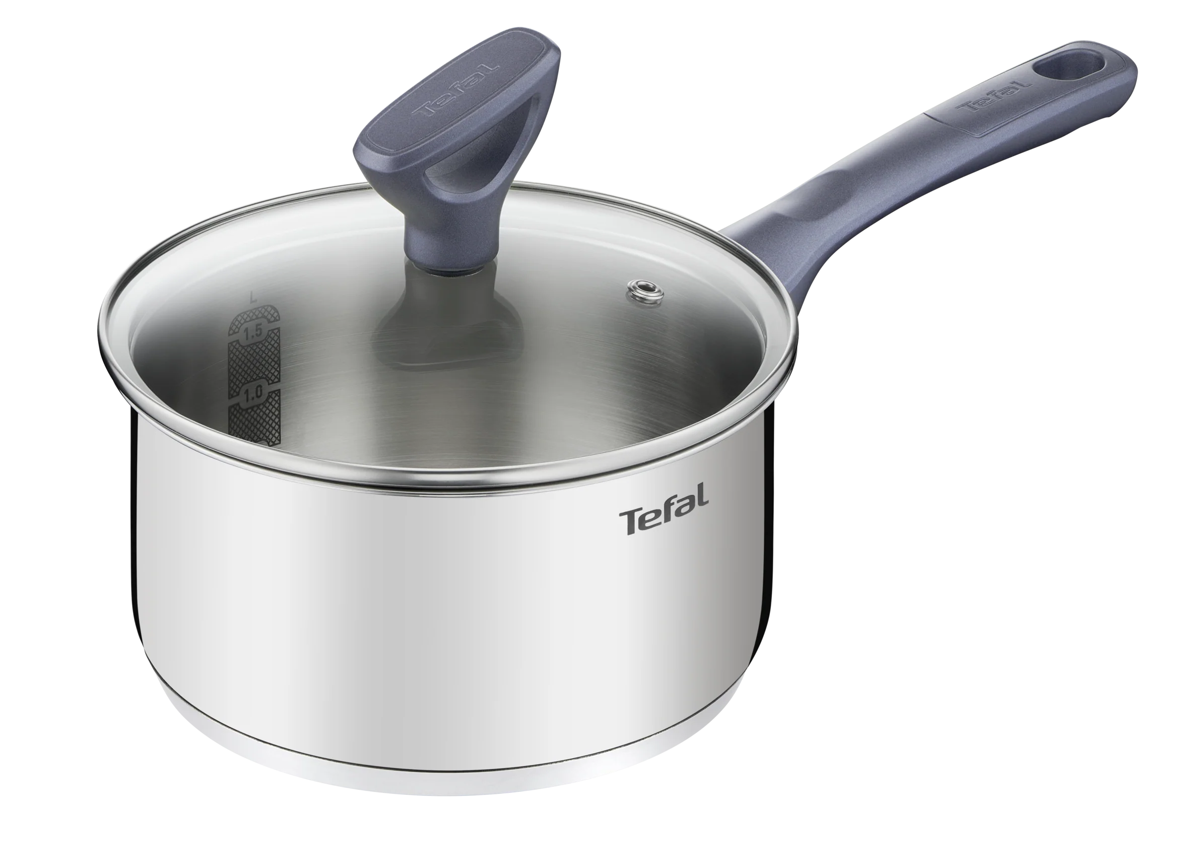 Tefal Daily Cook Stainless Steel Induction Saucepan 18cm/2.1L + Lid