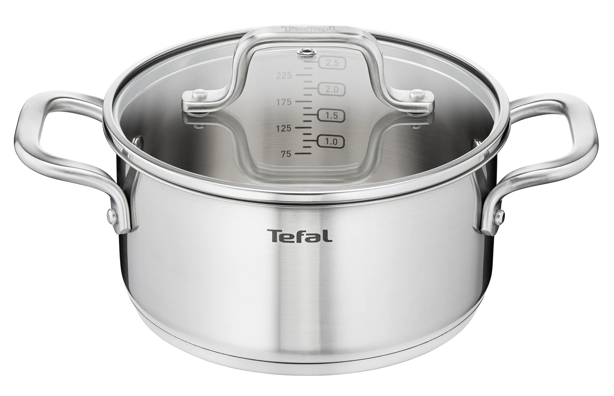 Tefal Virtuoso Stainless Steel Induction Stewpot 20cm/3.1L + Lid