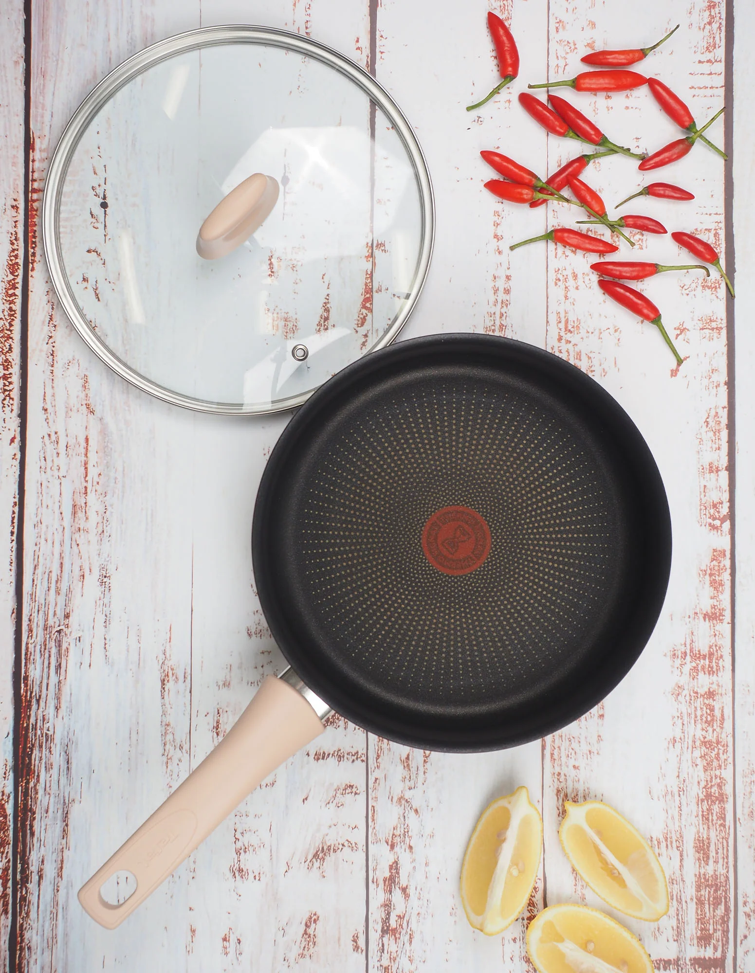 Tefal Eco Respect Induction Non-Stick Sautepan 24cm + Lid