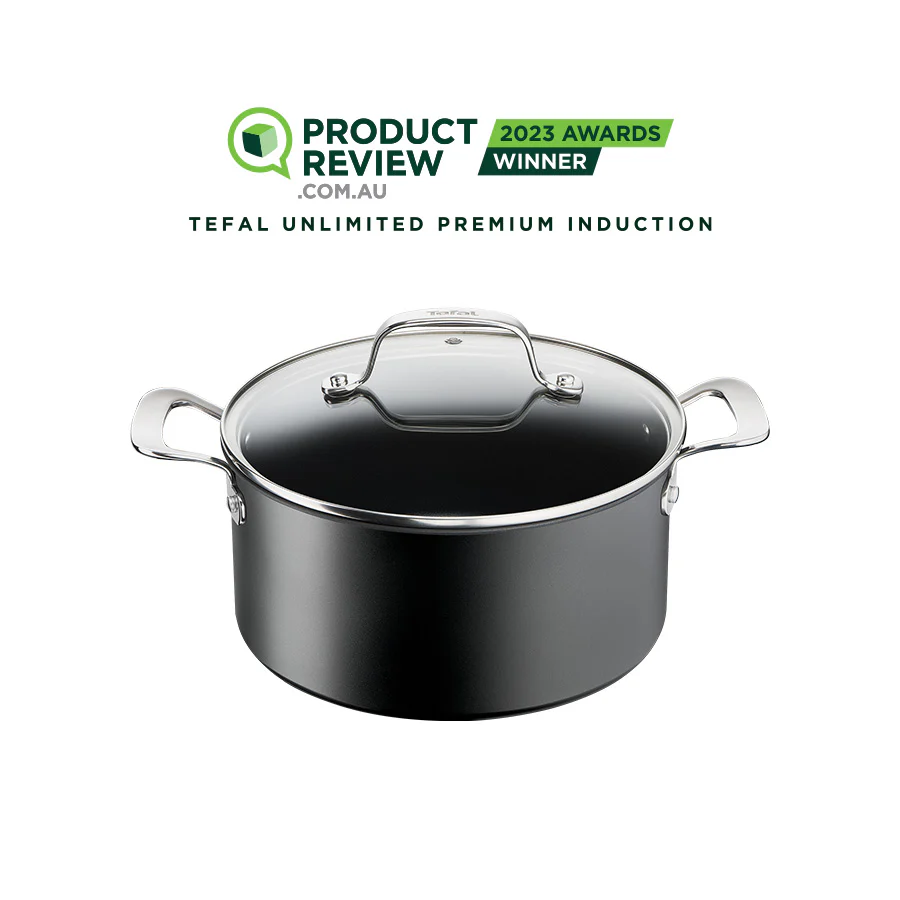 Tefal Unlimited Premium Non-Stick Induction Stewpot 24cm/5L + Lid