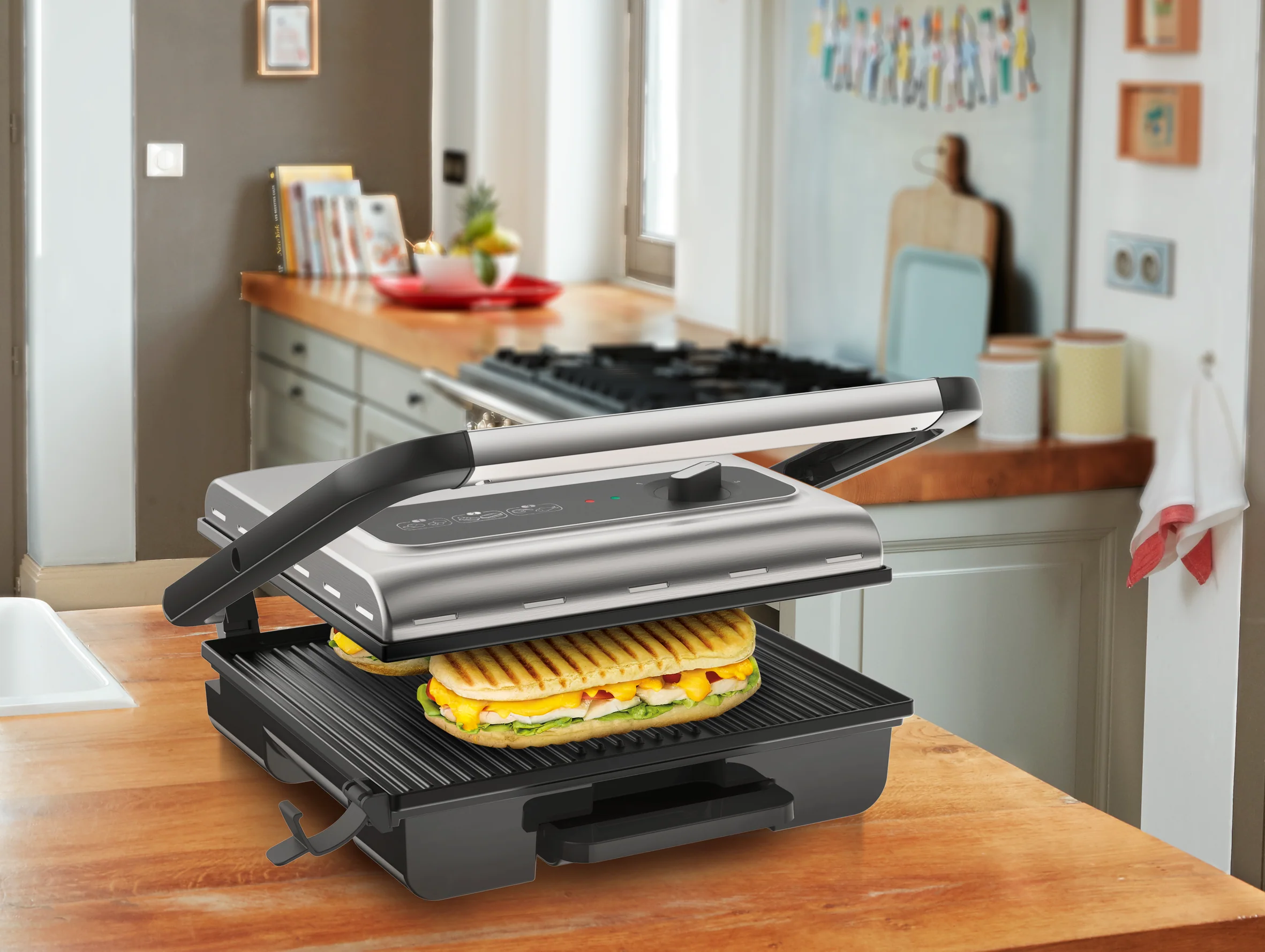Tefal Inicio Adjust Panini Grill GC242D