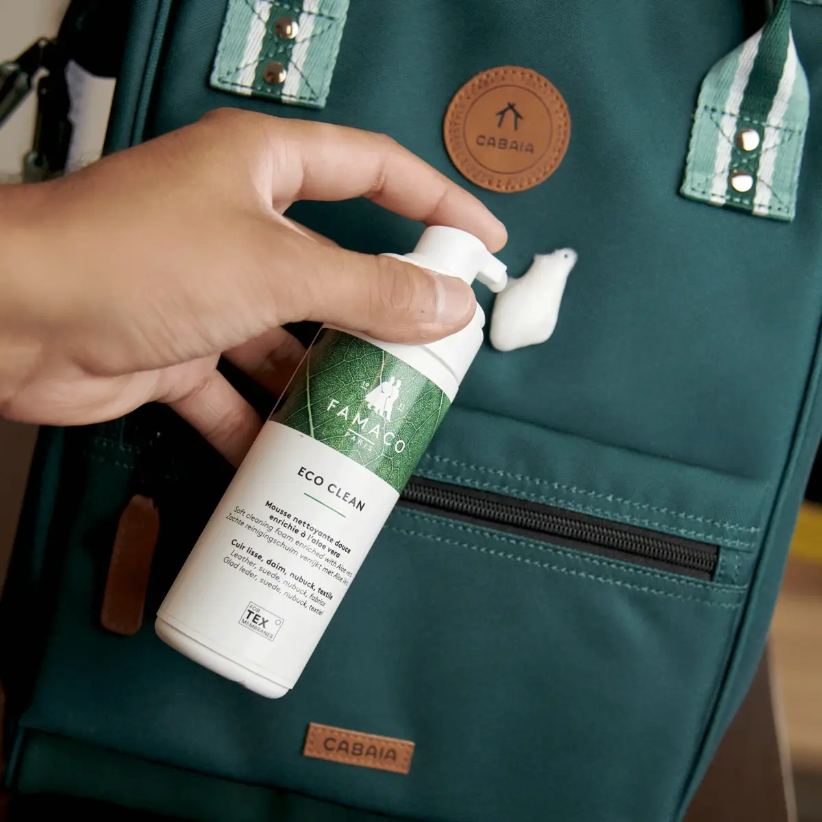 Mousse nettoyante écologique