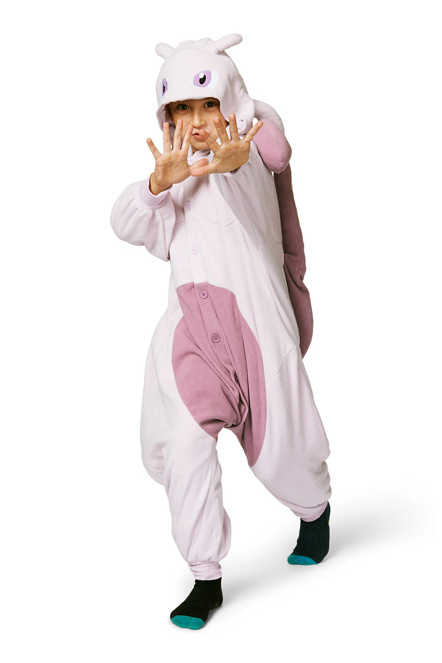 Kids Mewtwo Pokémon Kigurumi Ages 5-9