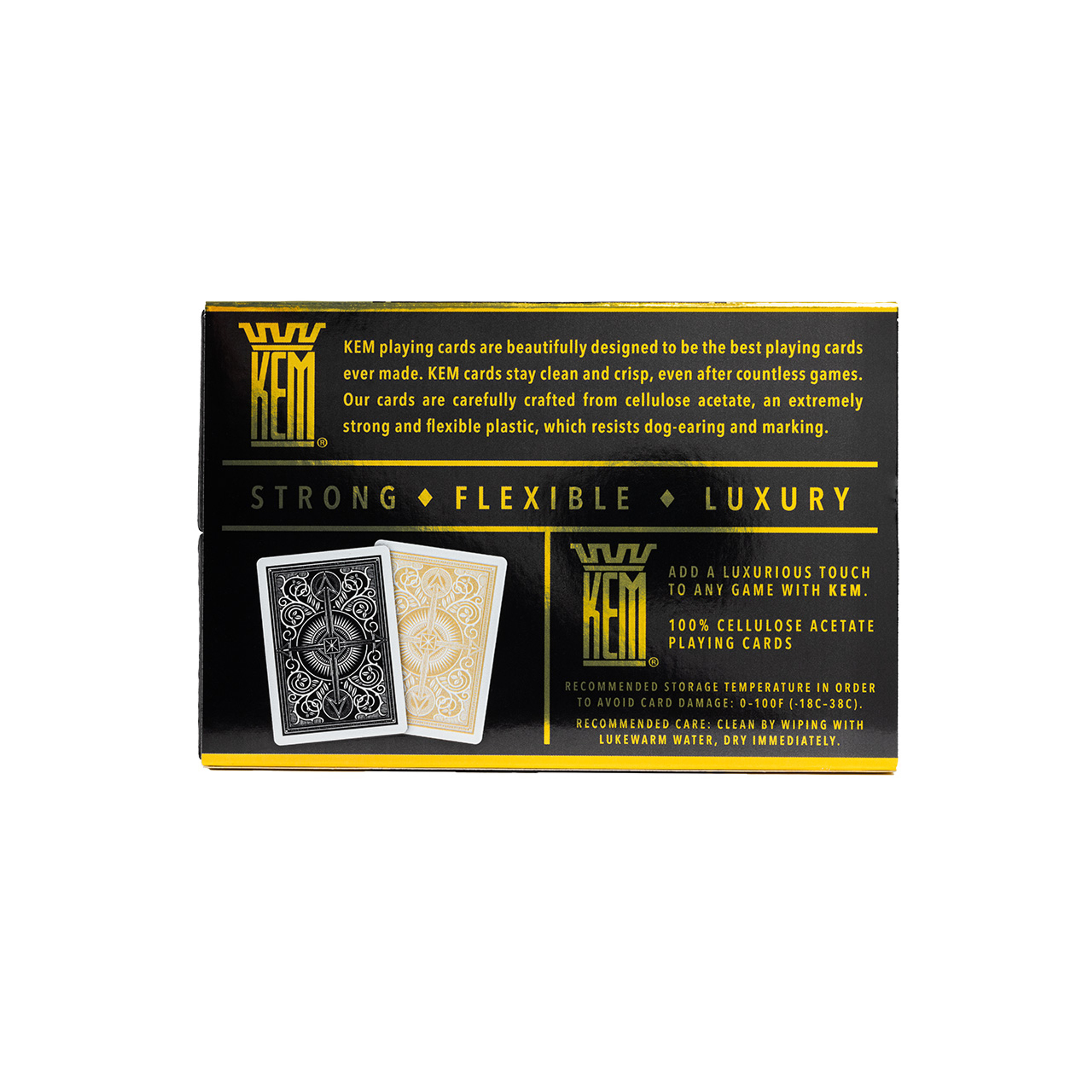 Arrow Black and Gold Standard Size. 2-Pack