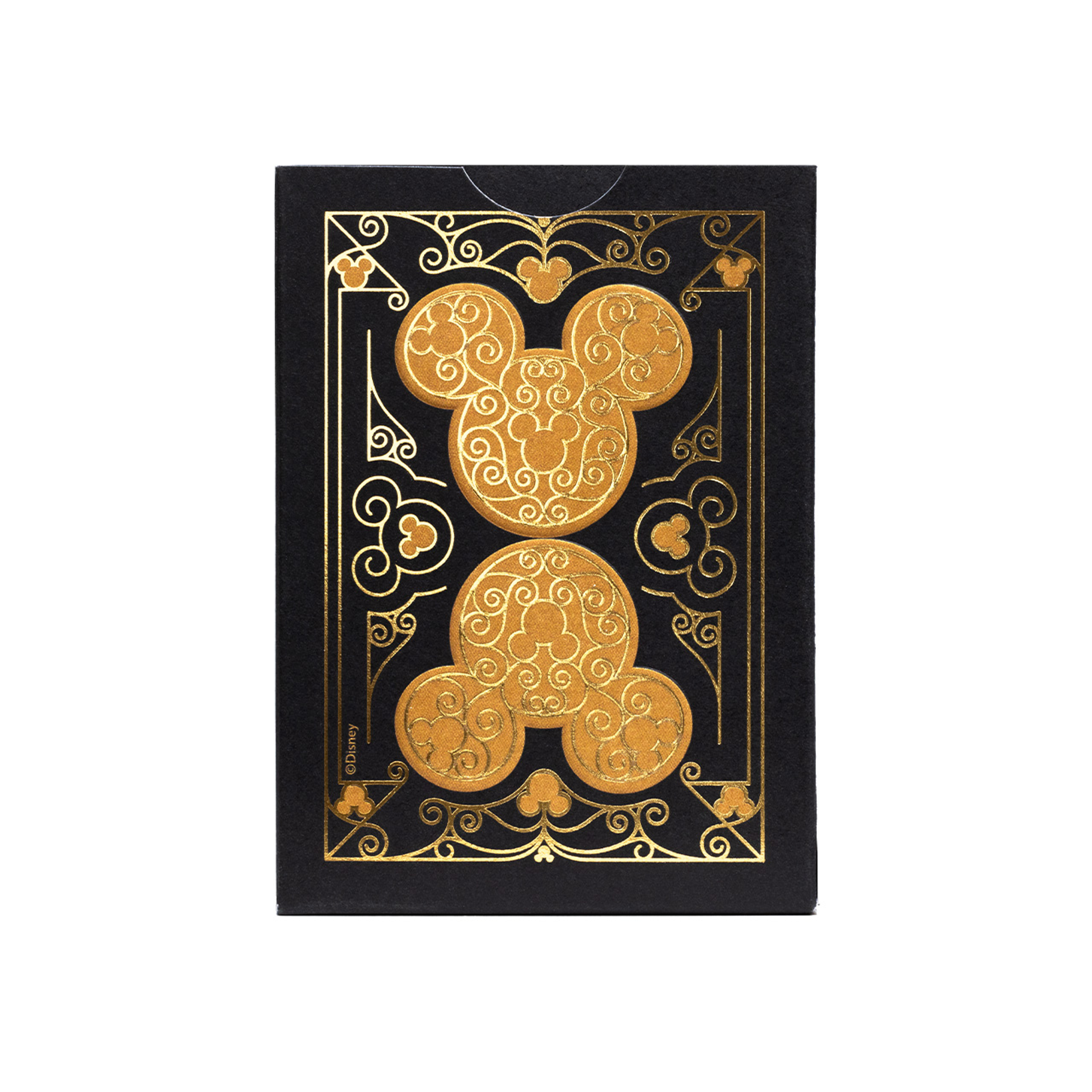 Disney Mickey Mouse Inspired Black and Gold Playing Cards