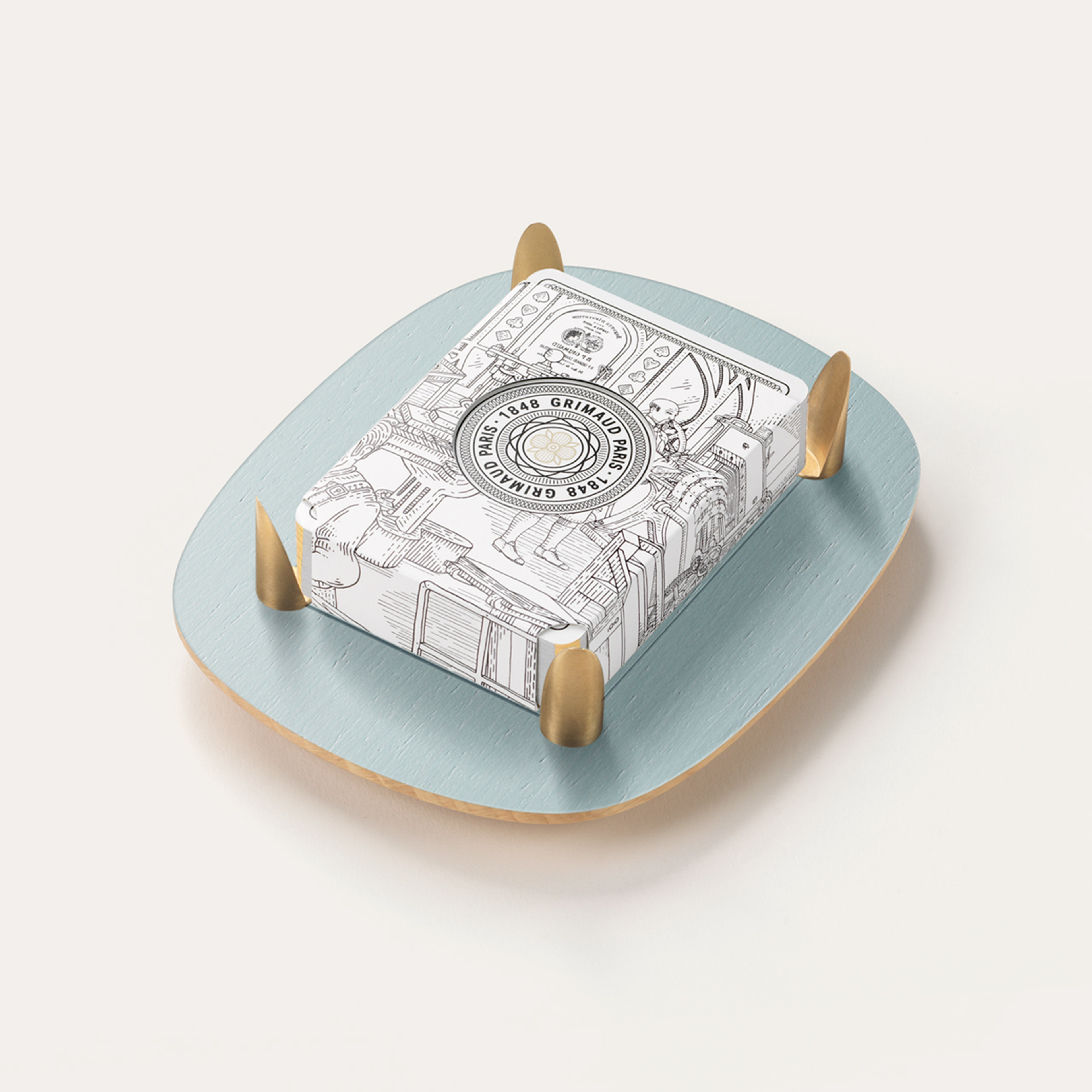 Playing cards coffee table tray