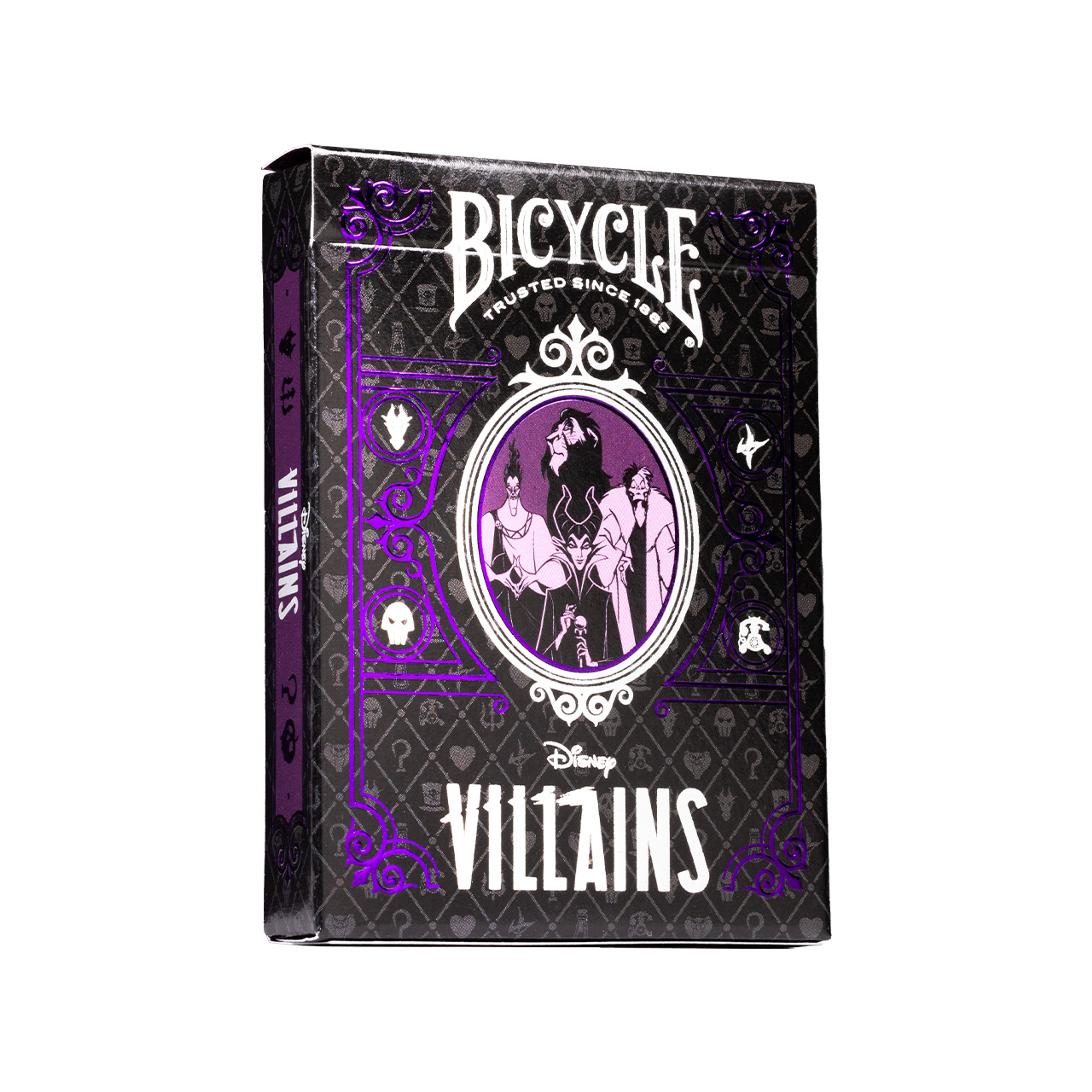Disney Villains Inspired Playing Cards. Purple