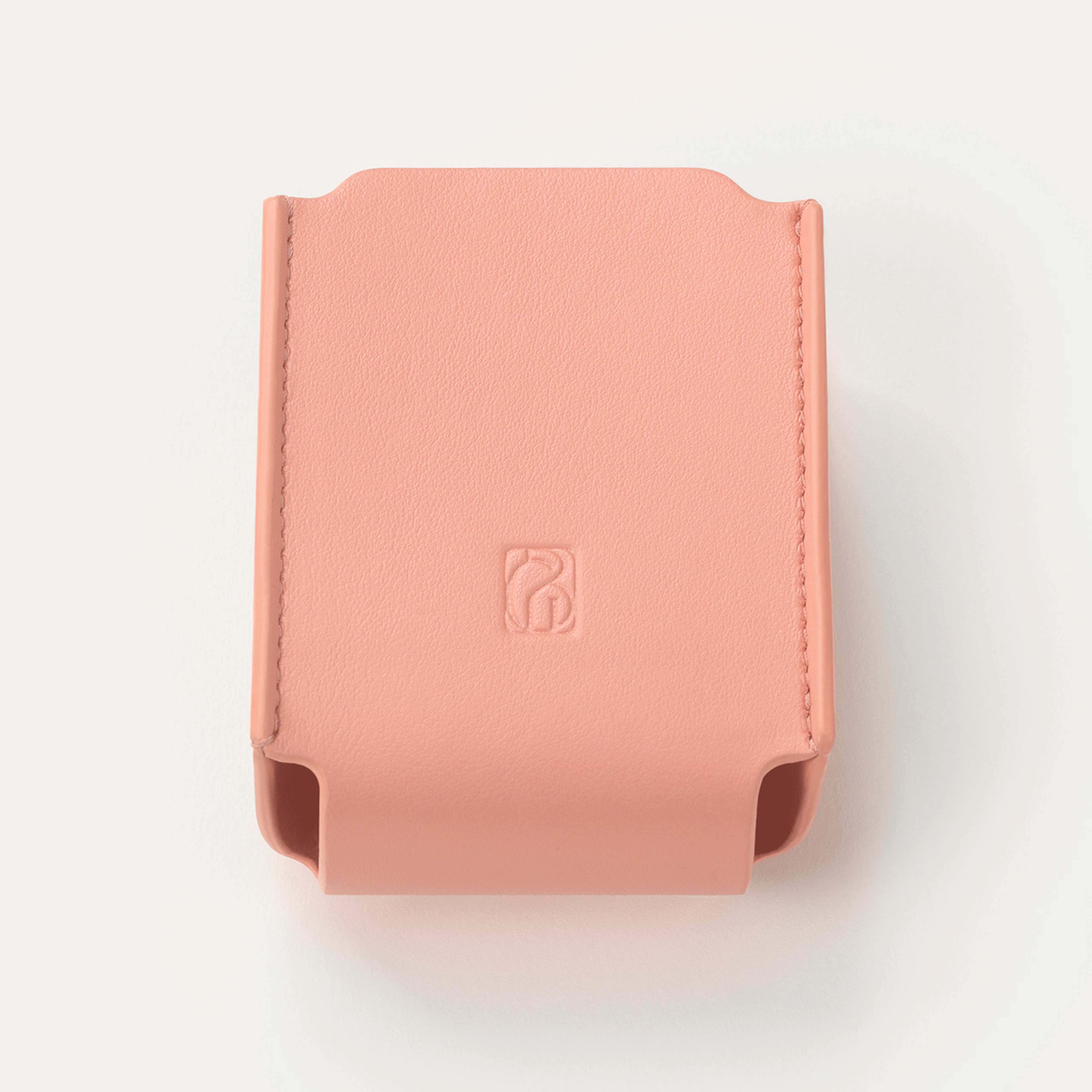 Coral Red playing cards with apple leather case