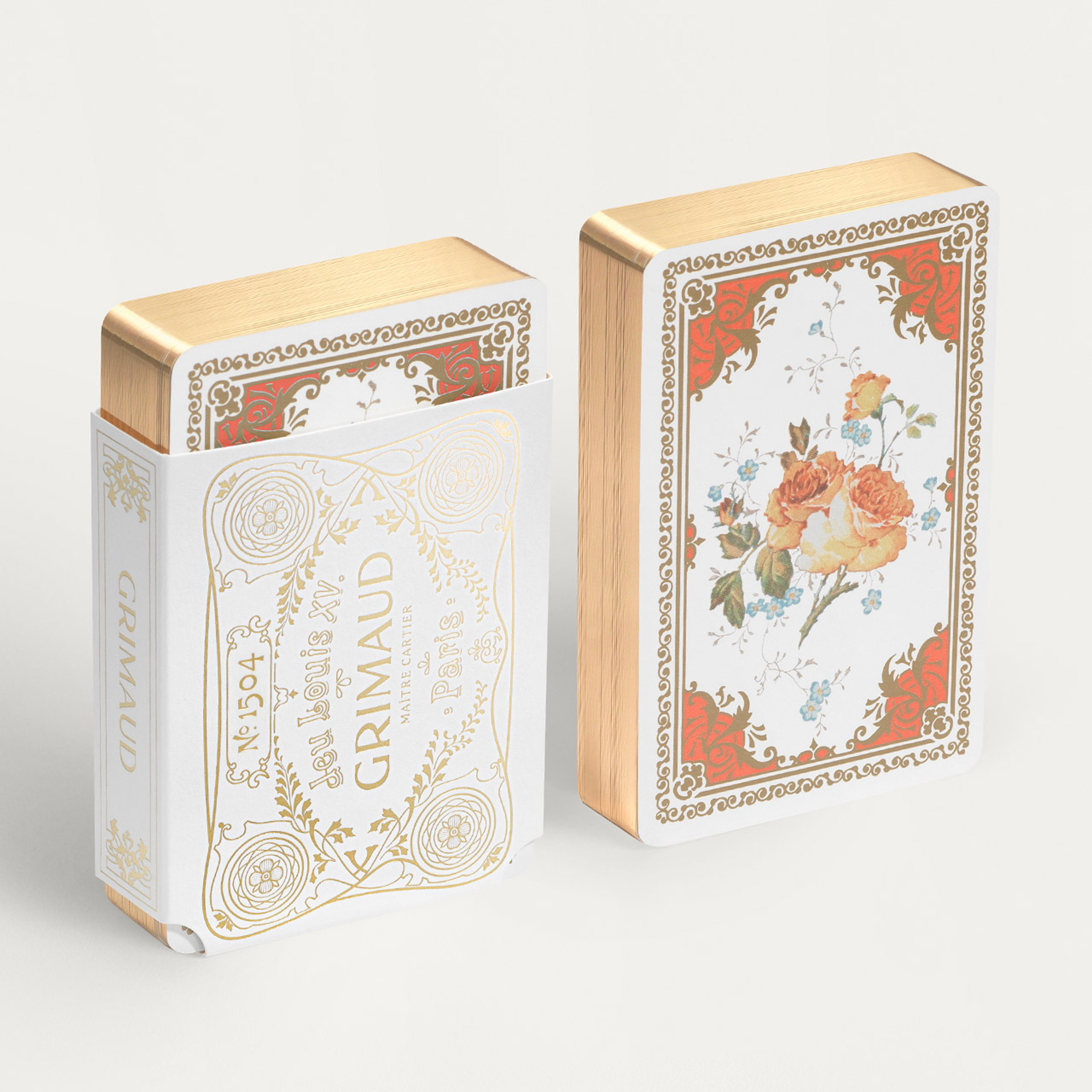 N°1504 : The Archives in Collaboration with the BNF - Louis XV. Coral Red