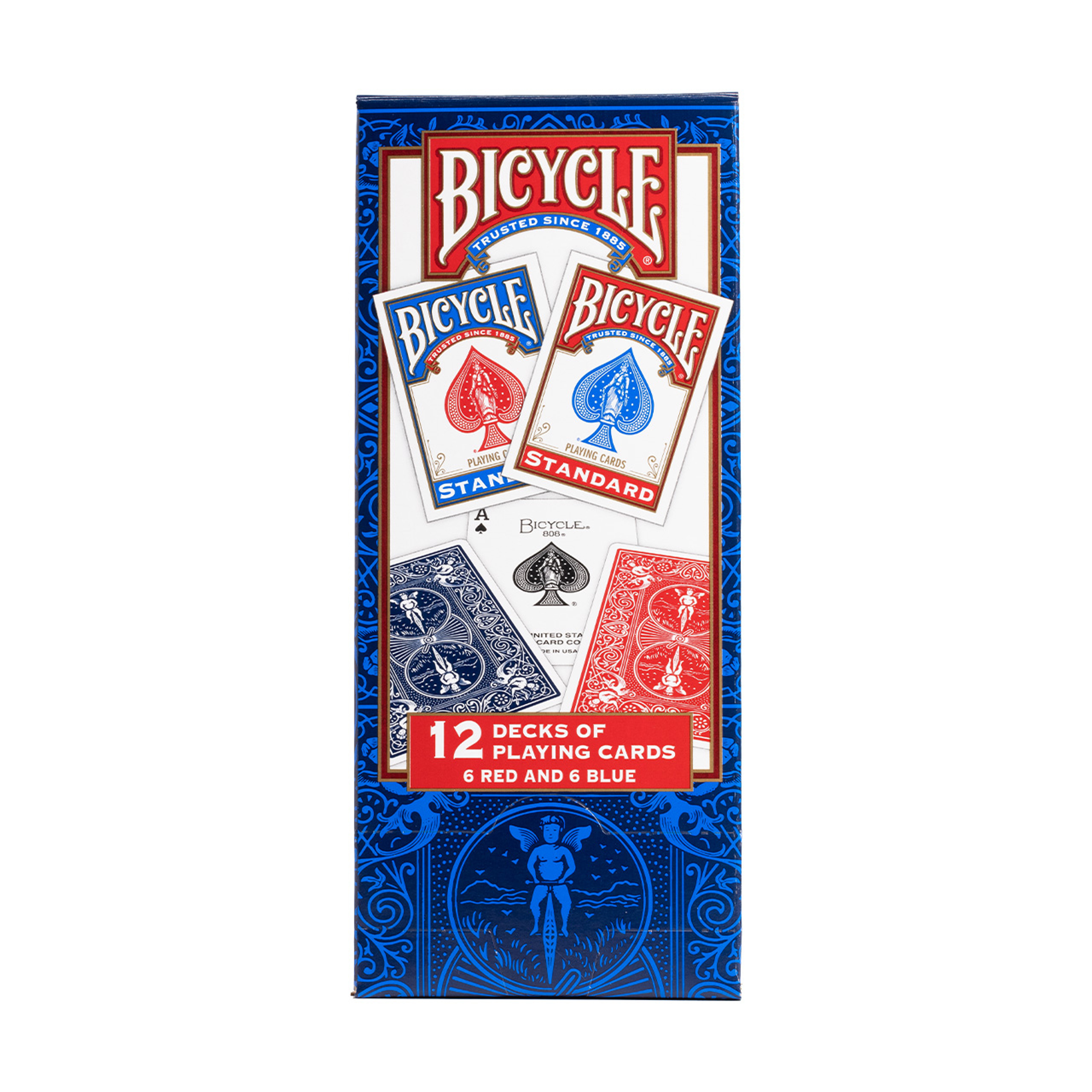Standard 808 Playing Cards. 12-pack Red and Blue