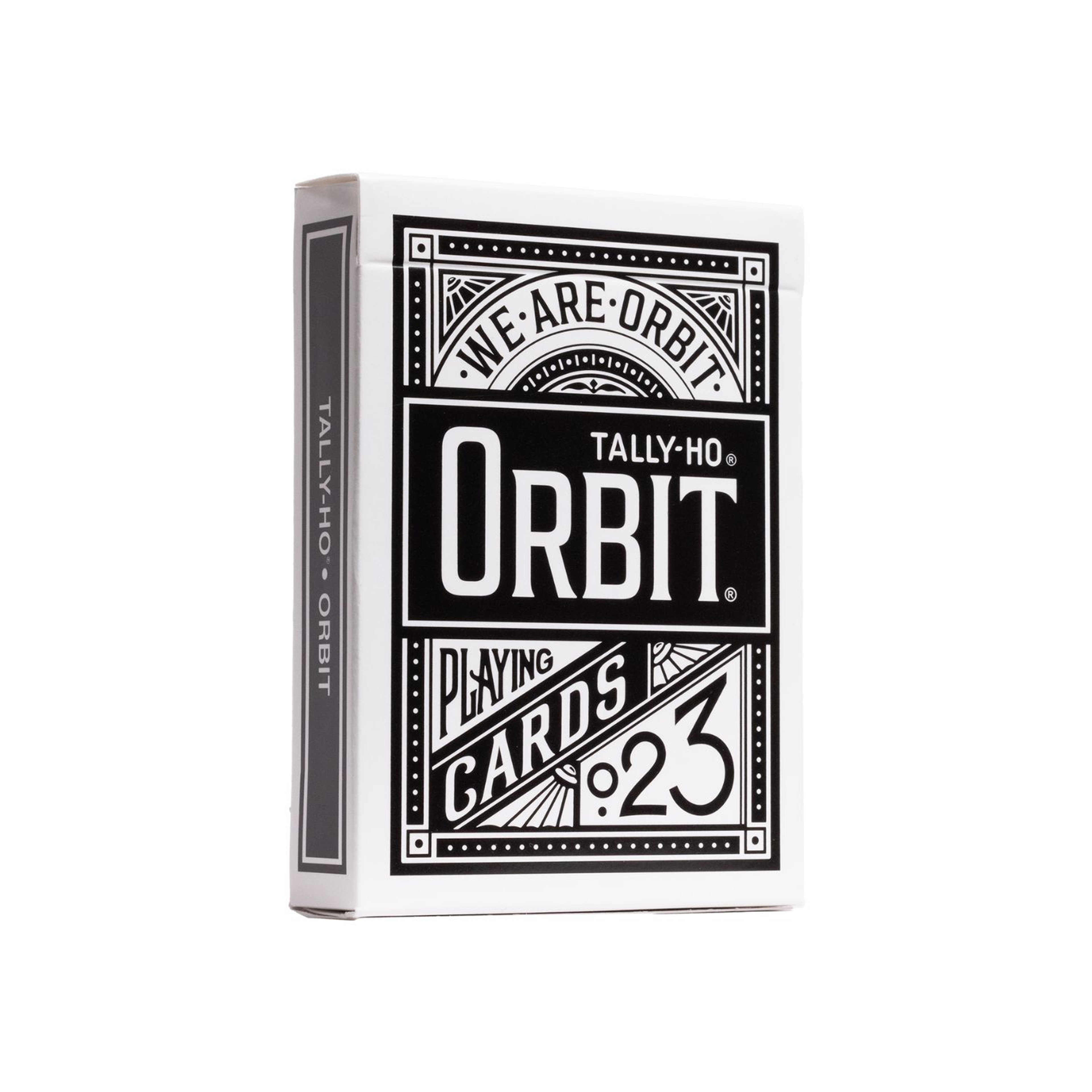 Orbit Black Playing Cards