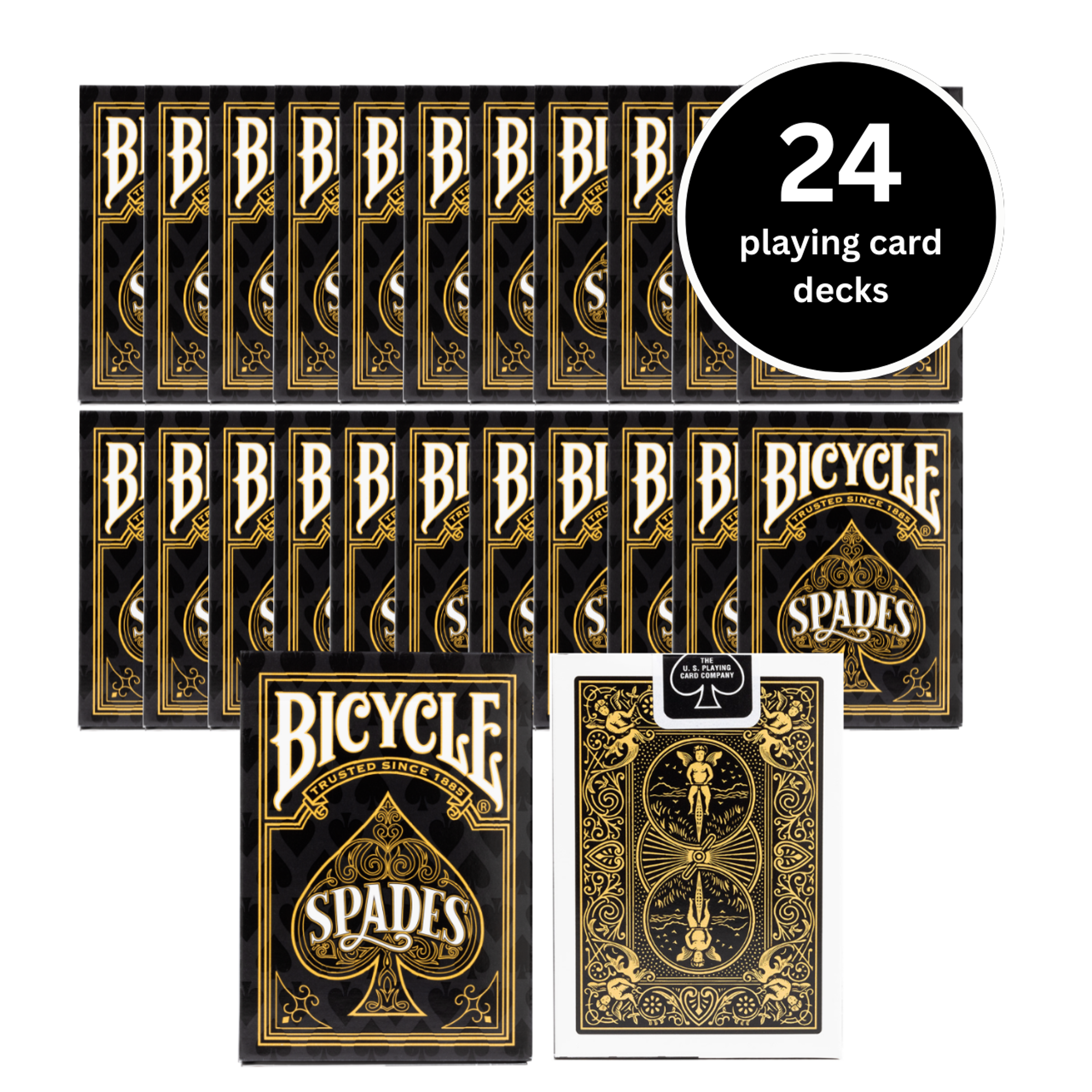 Spades Playing Cards - 24 count